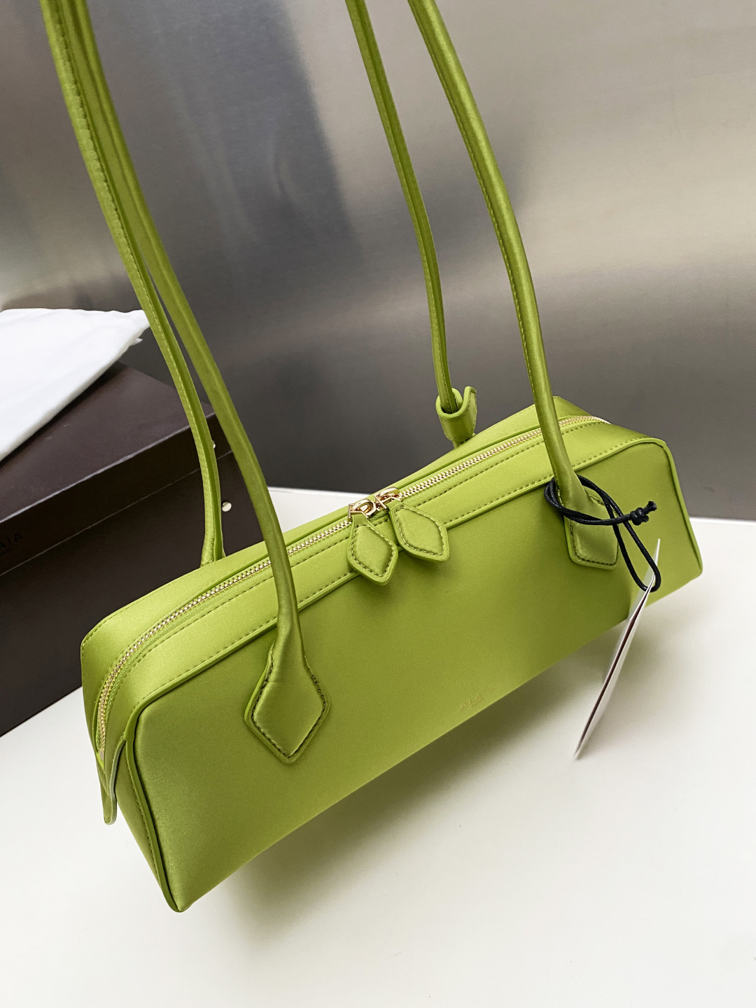 [TOP] ALAIA LE TECKEL Bag  33*11*10 cm - Green - 711 Luxury