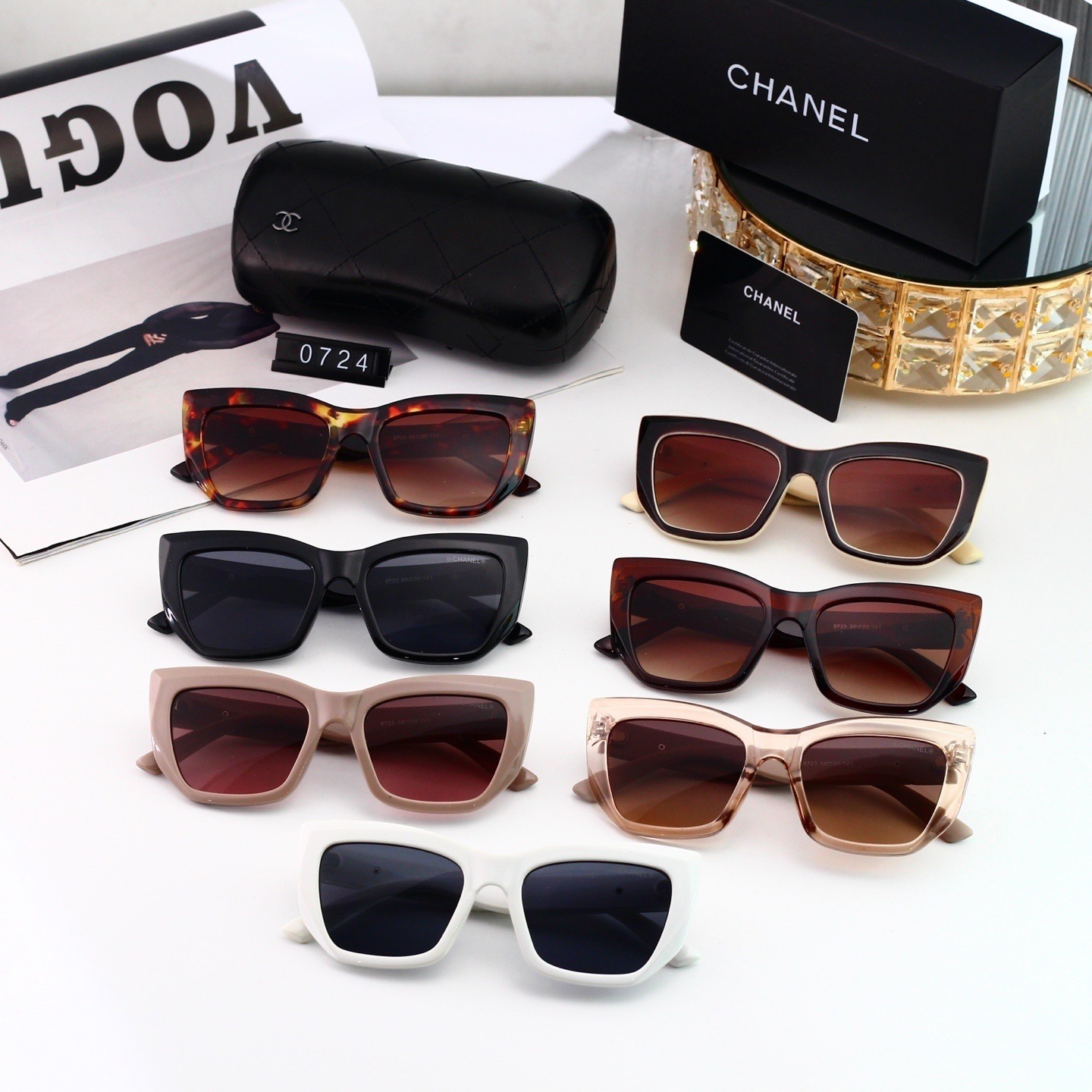 [TOP] CHANEL Sunglasses - 7 Colors - 711 Luxury
