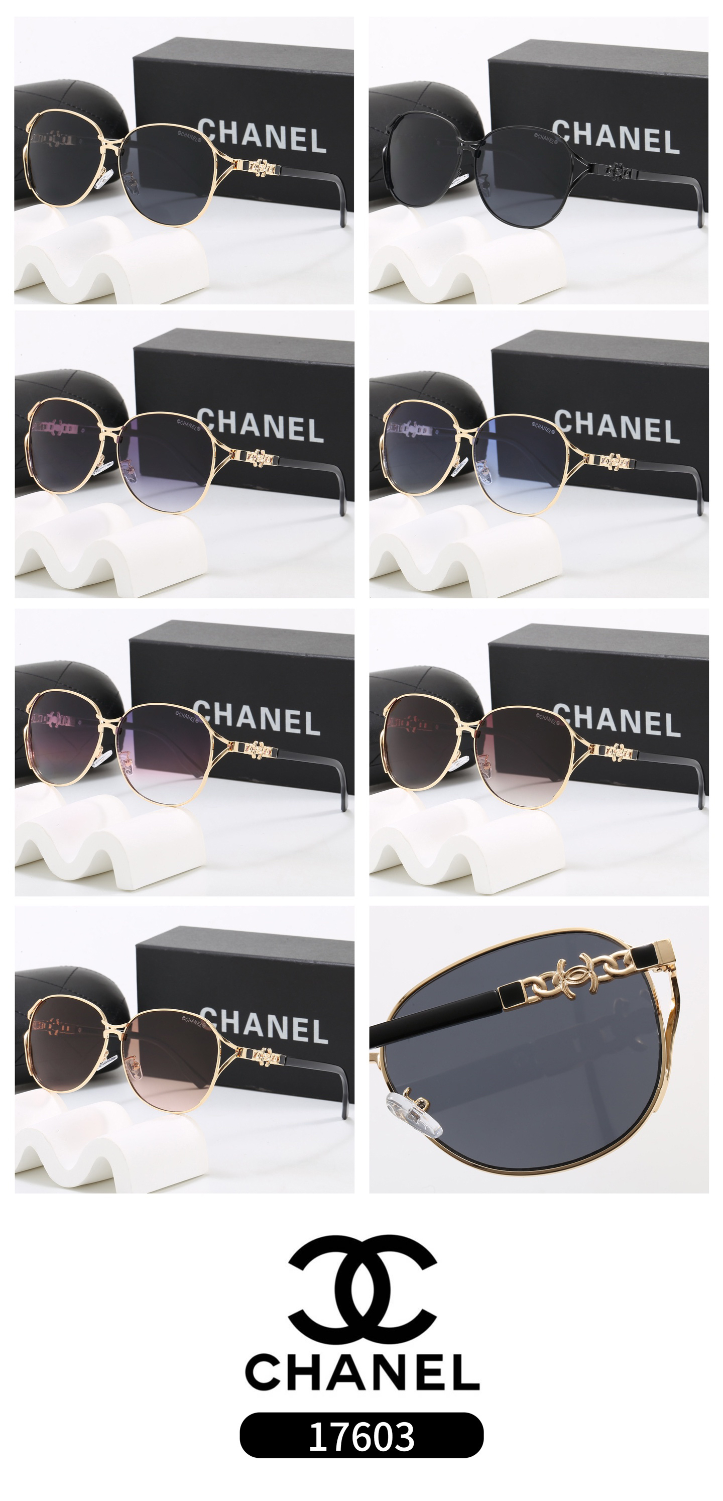 [TOP] CHANEL Sunglasses - 7 Colors - 711 Luxury