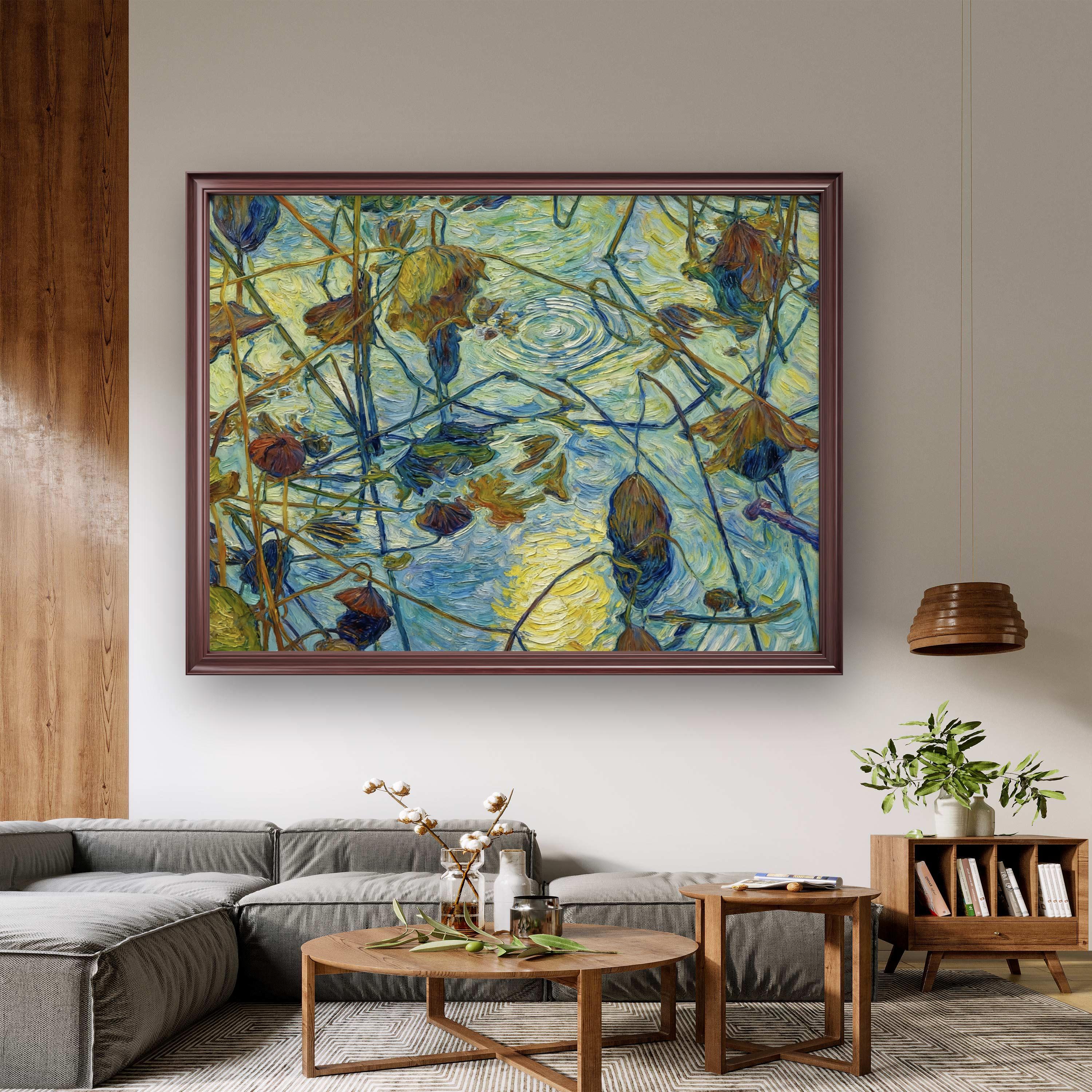 Lotus Pond in Moonlight