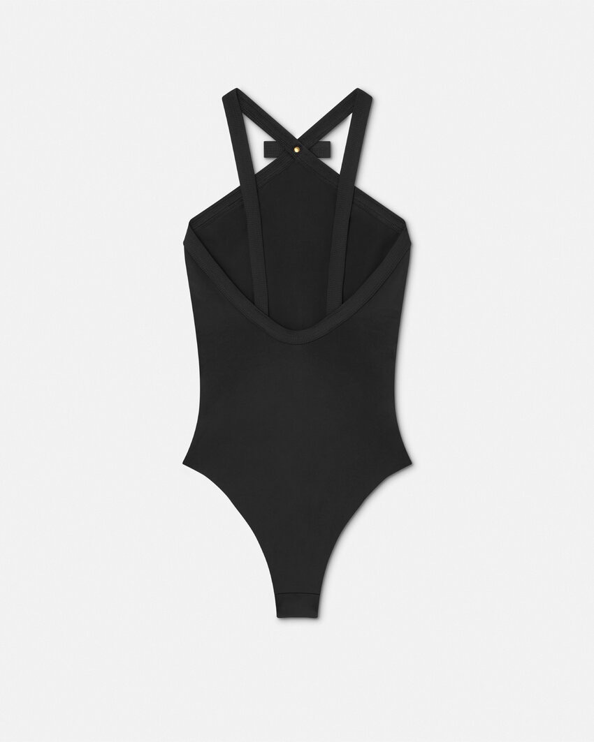 [TOP] VERSACE One-Piece Swimsuit - Black