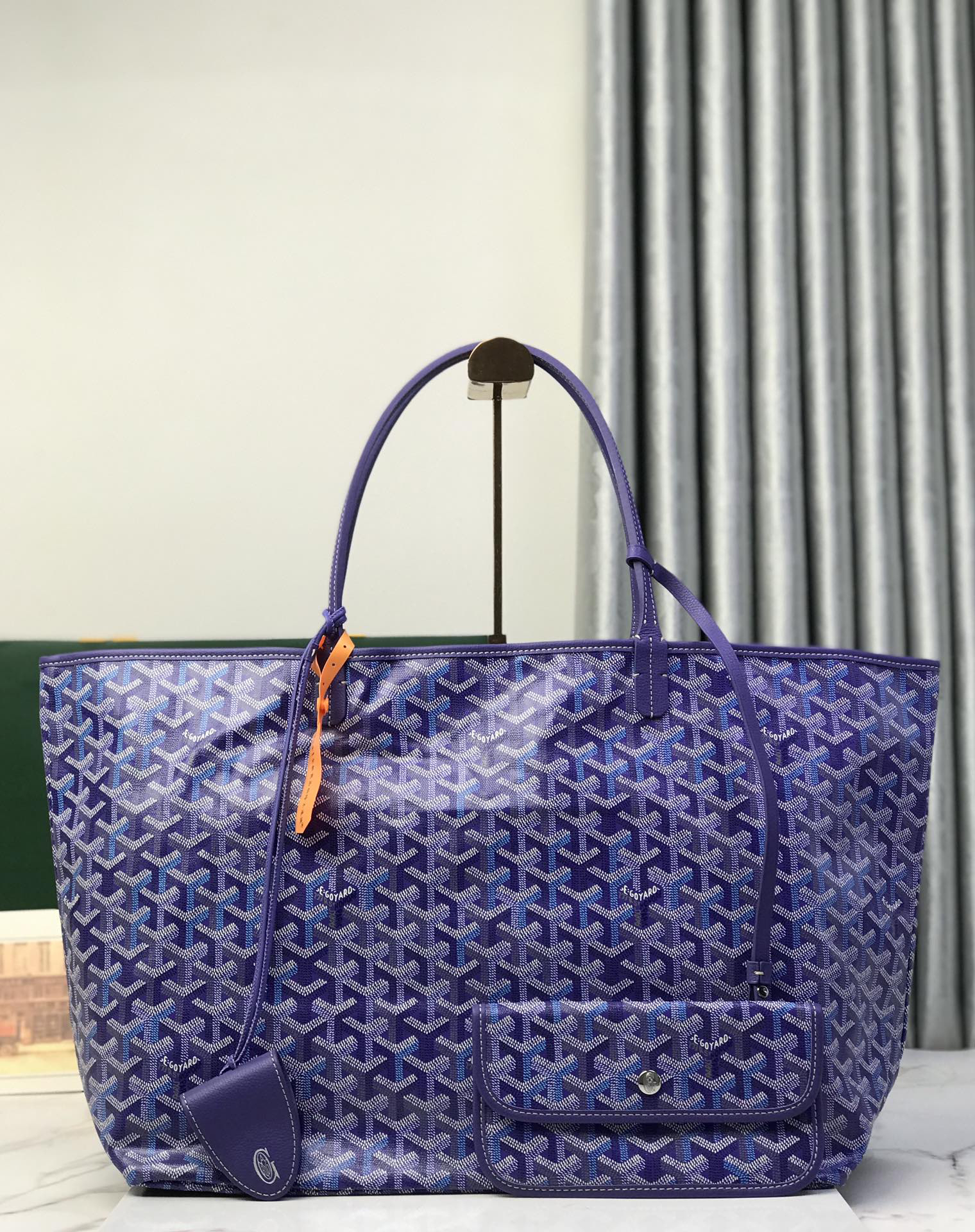 [TOP] Goyard Saint Louis Bag 40-20-32 CM - Purple - 711 Luxury
