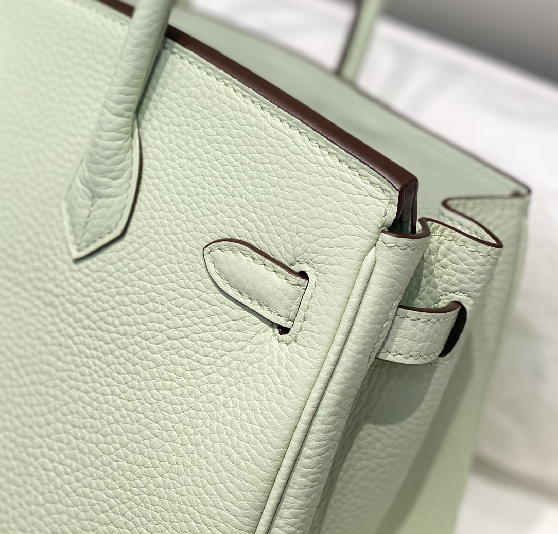 [TOP] HERMES Birkin Togo Leather 25cm - Vert Fizz & SHW