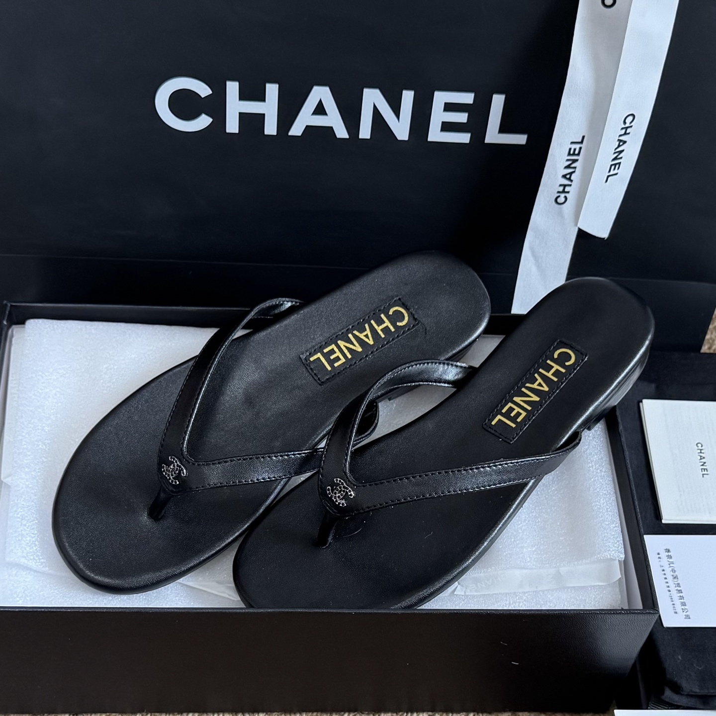 [TOP] CHANEL Slippers - Black - 711 Luxury