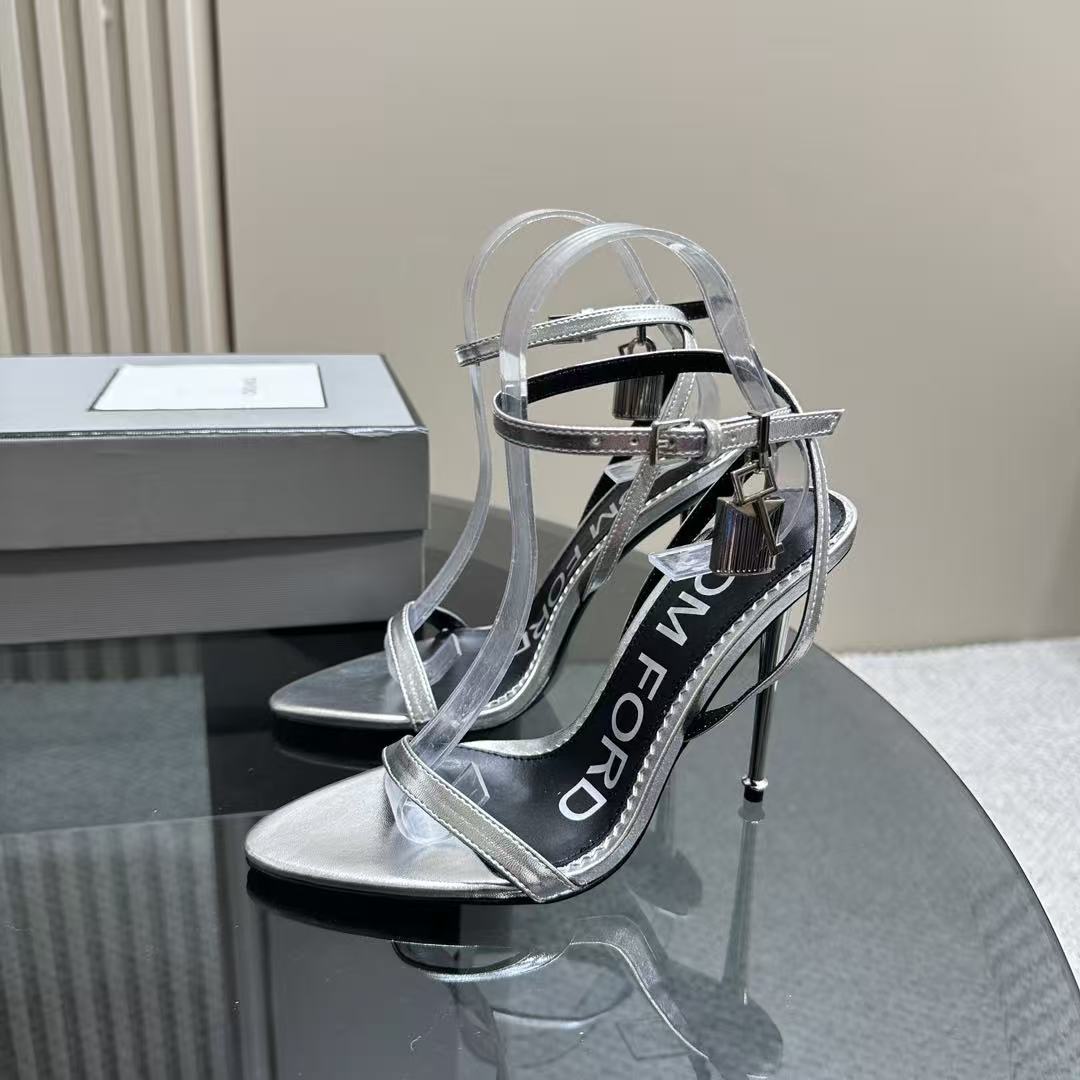[TOP] Tom Ford High Heel  - Sliver - 711 Luxury