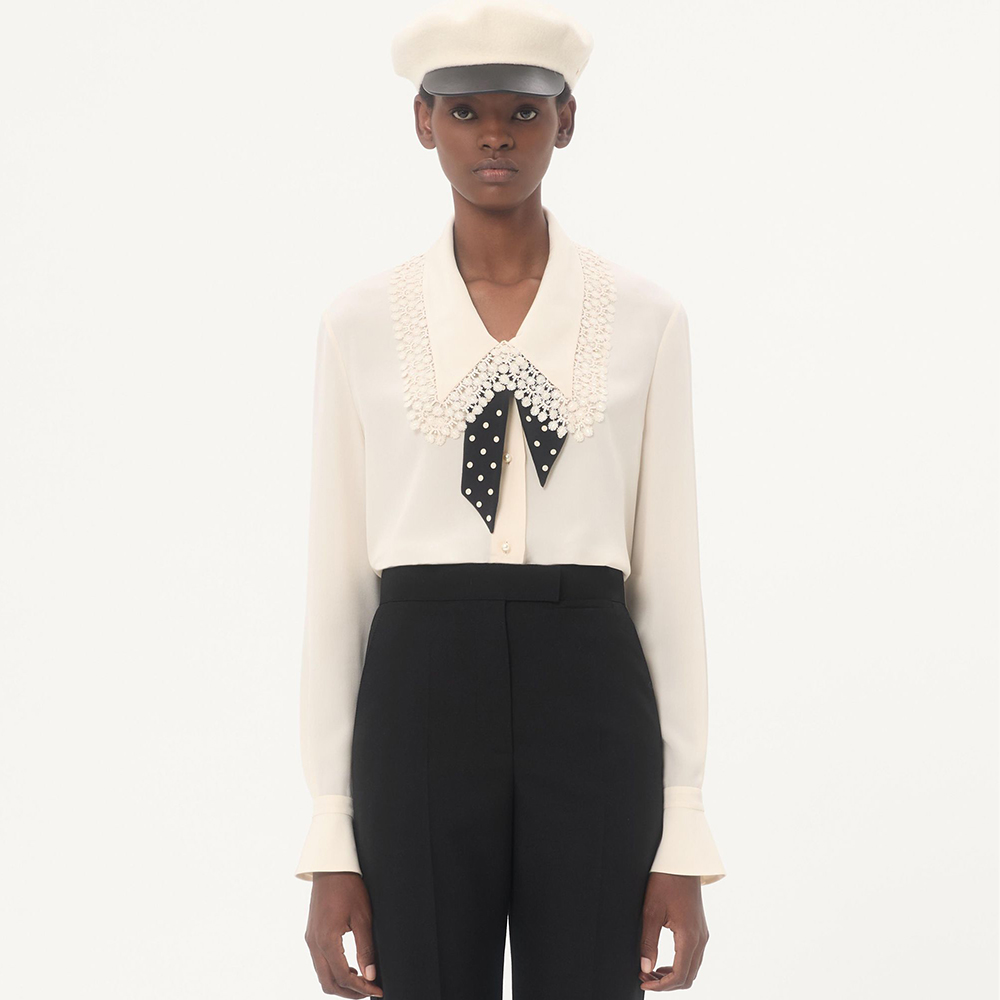 Valentino Crepe De Chine Shirt for Woman #333952