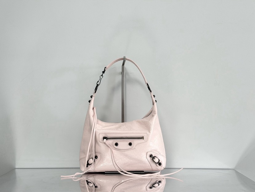 [TOP] BALENCIAGA Le City Hobo Bag 28x10x27cm - Pink