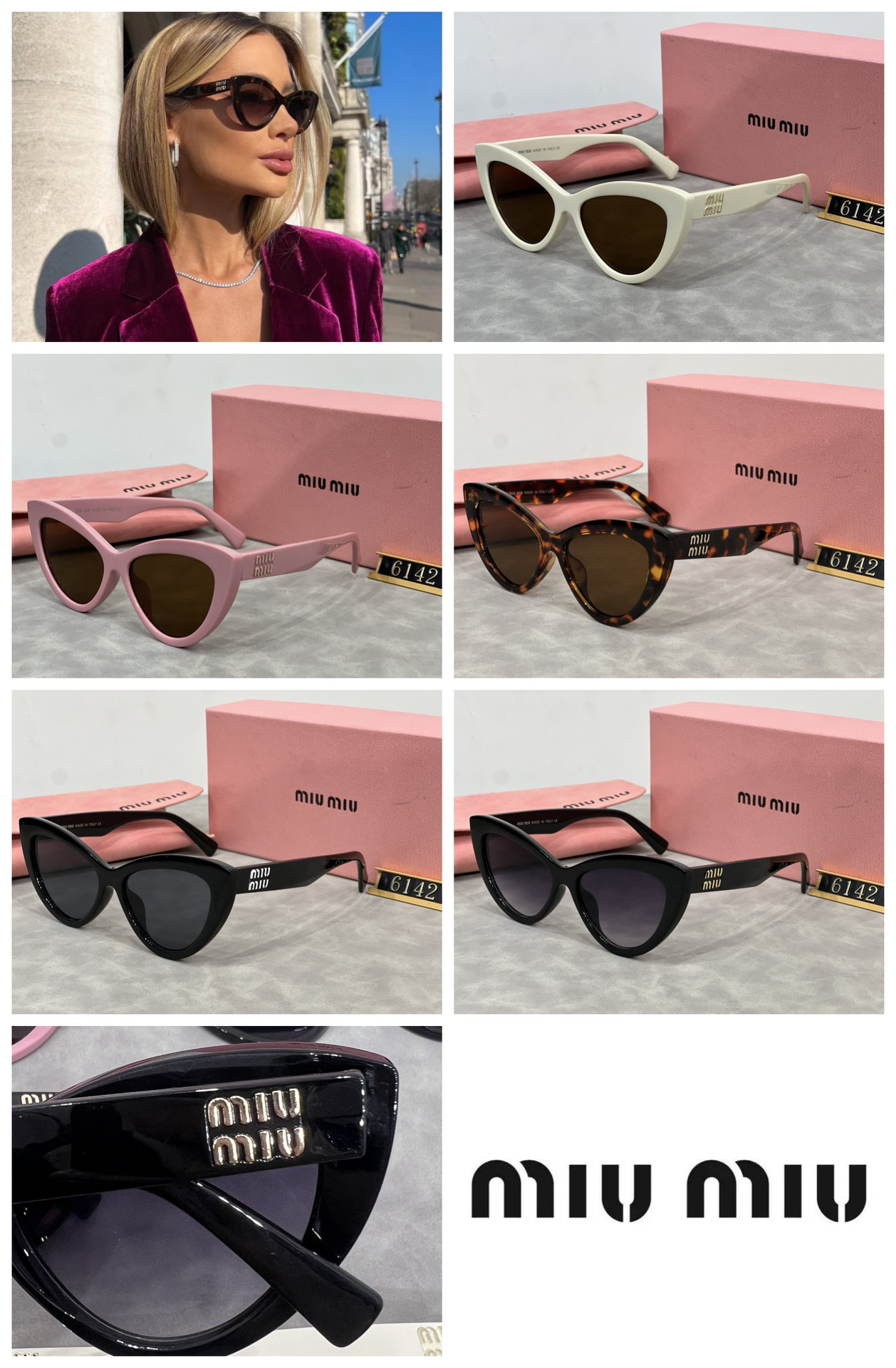[TOP] Miu Miu Sunglasses - 5 Colors