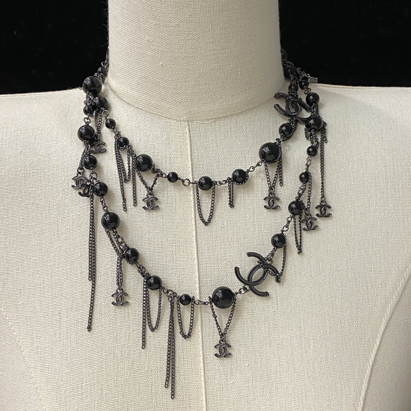 [TOP] CHANEL Necklace - Black - 711 Luxury
