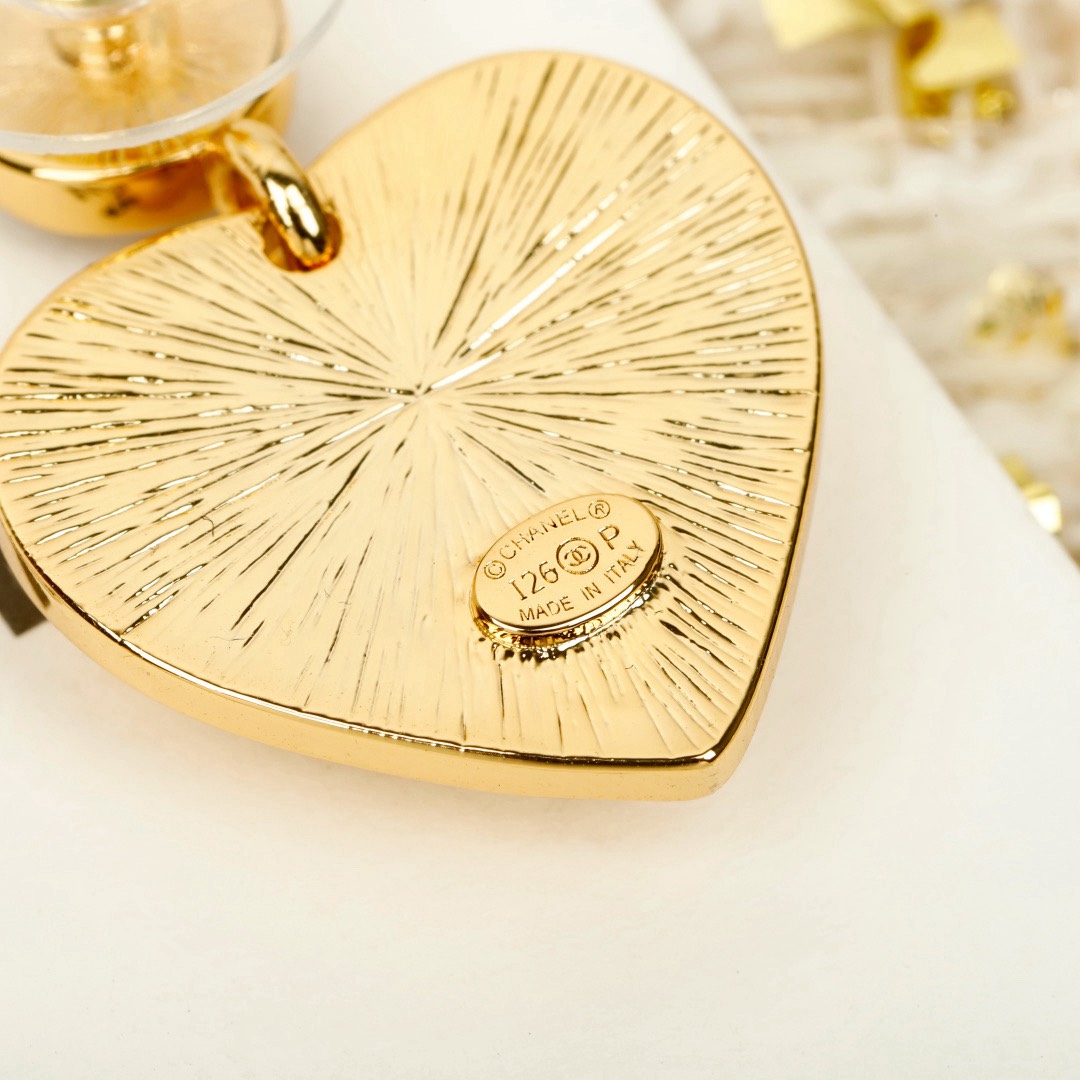 [TOP] CHANEL Earrings - Gold