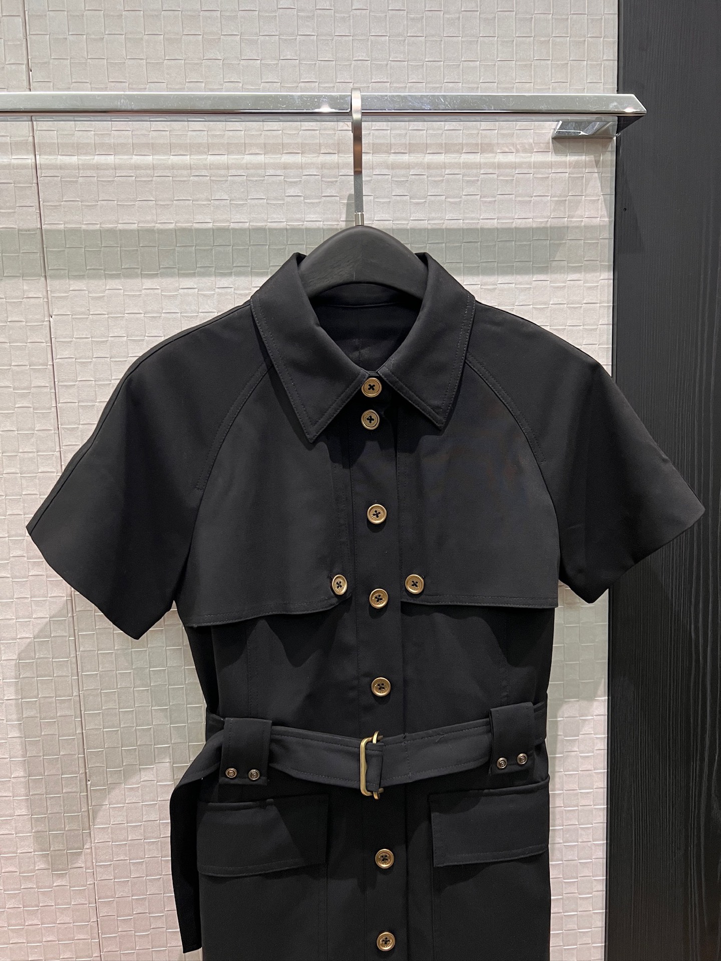 [TOP] VALENTINO Short-sleeved Dress - Black