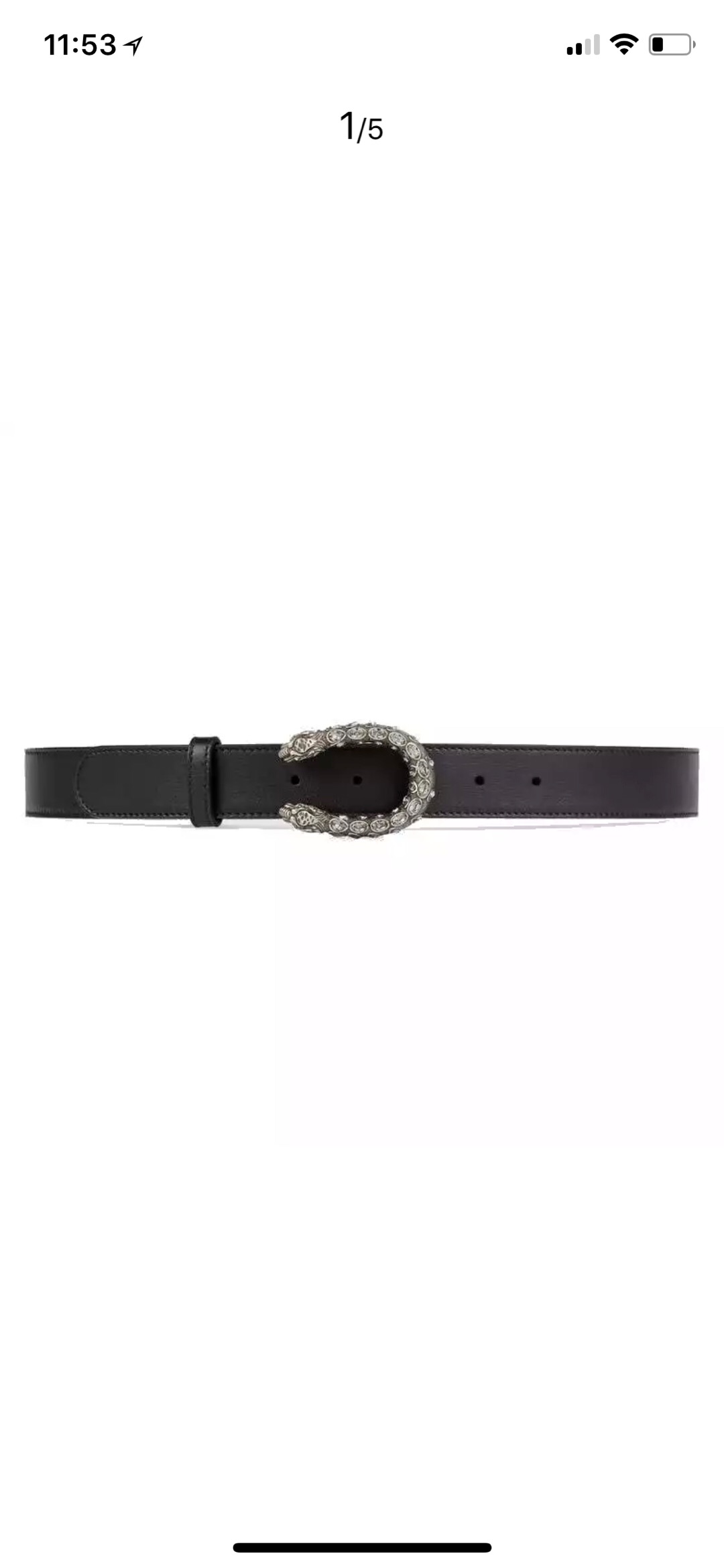 [TOP] GUCCI Belt 3cm - Black - 711 Luxury