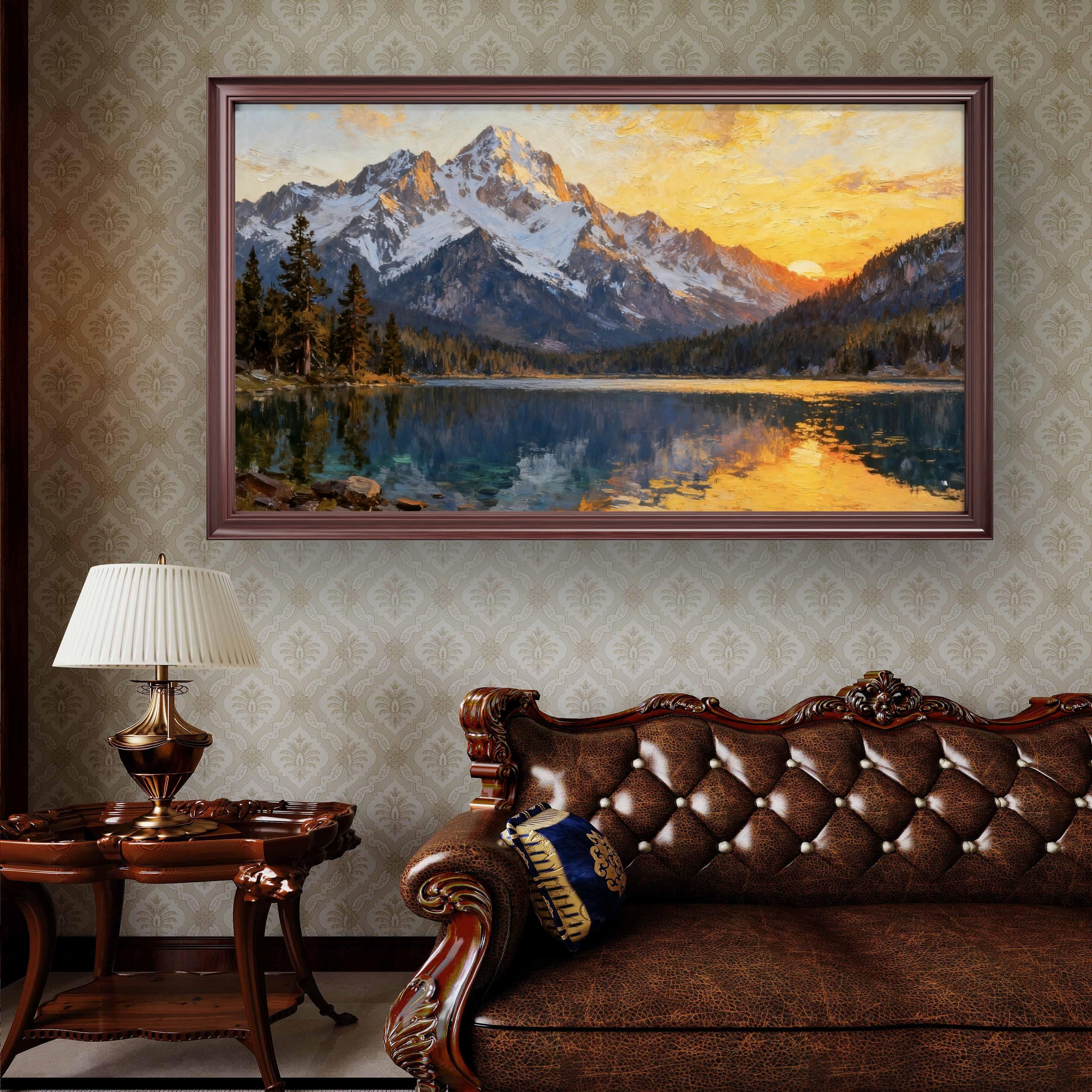 Mountains in Evening Light