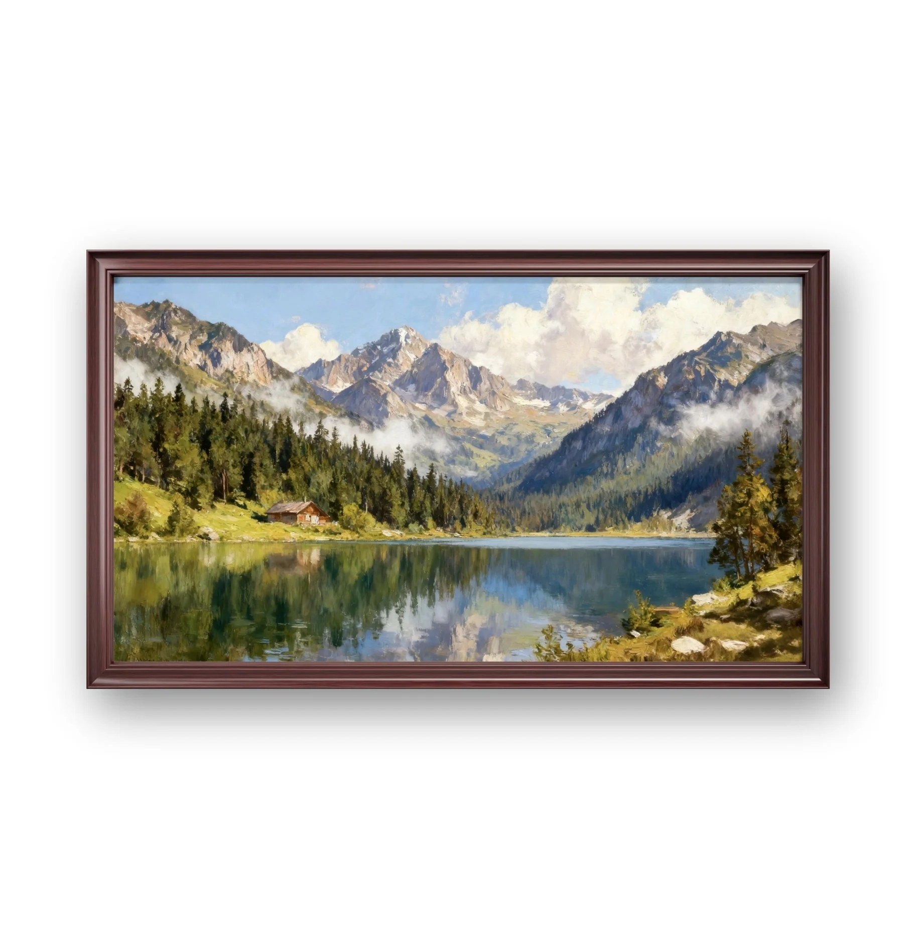 Ink Wash Mountains and Rivers