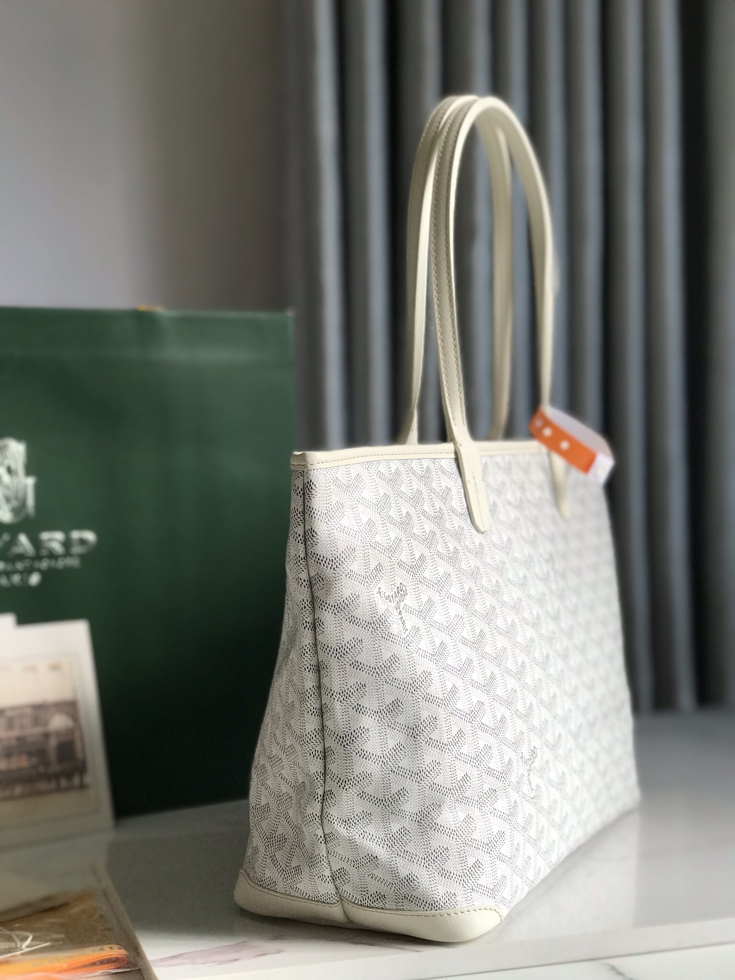 [TOP] Goyard Artois Bag 41-30x23.5x13cm - White - 711 Luxury