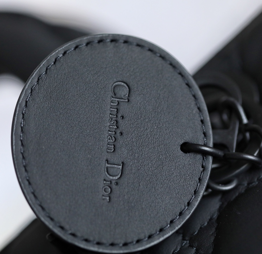 [TOP] Christian Dior Lady Dior Bag 20*16.5*8cm - So black