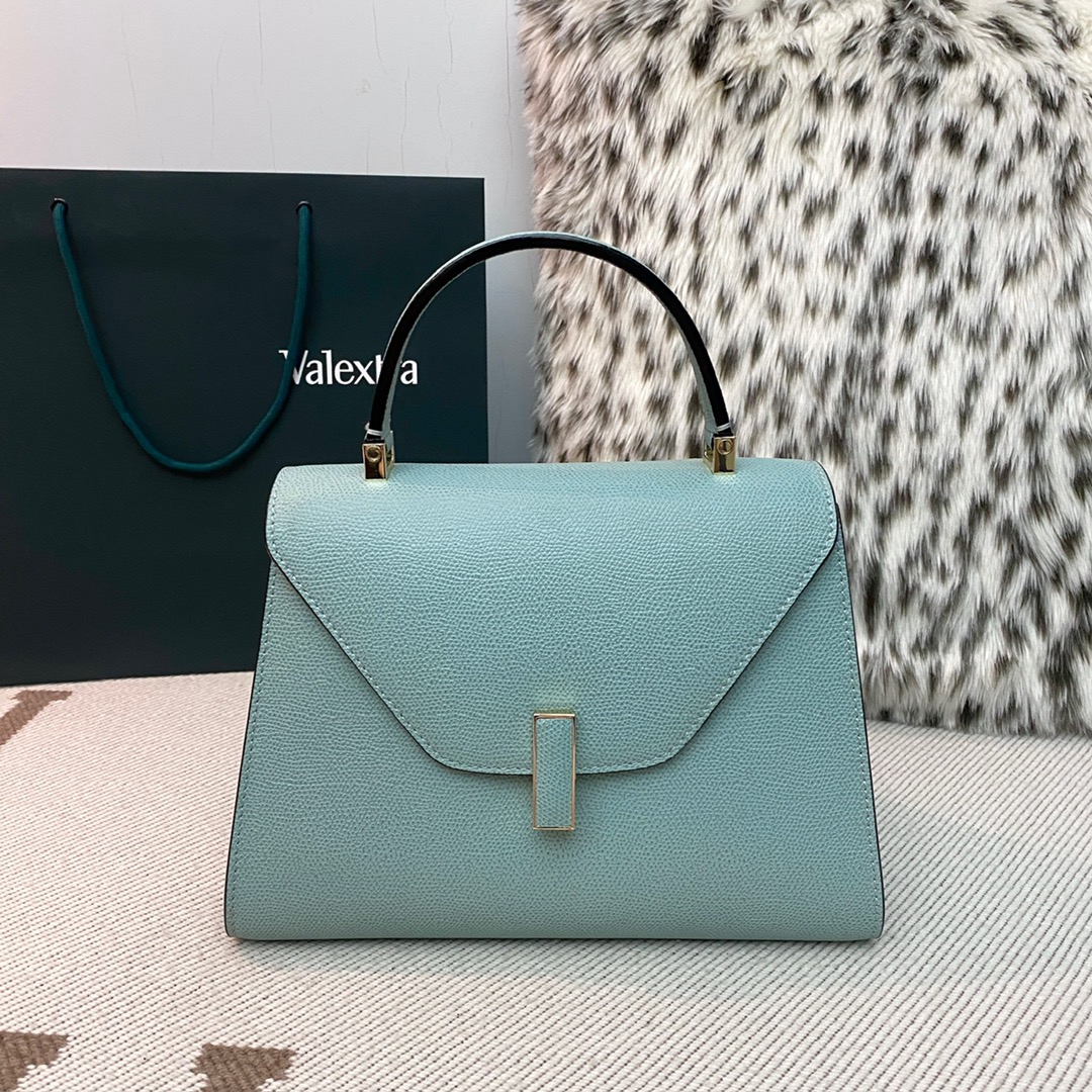 [TOP] VALEXTRA lside Bag 26x20x12cm - Blue - 711 Luxury