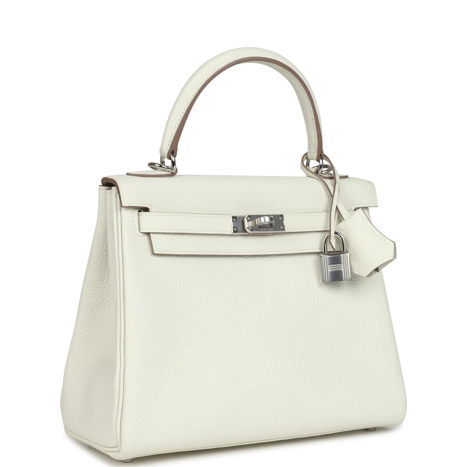 Hermes Kelly Retourne  Mushroom Togo Palladium Hardware