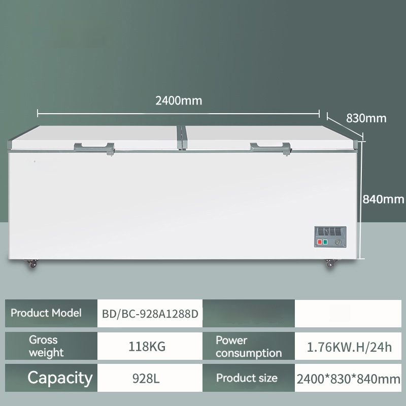 928L  2.4m freezer---1.67CBM