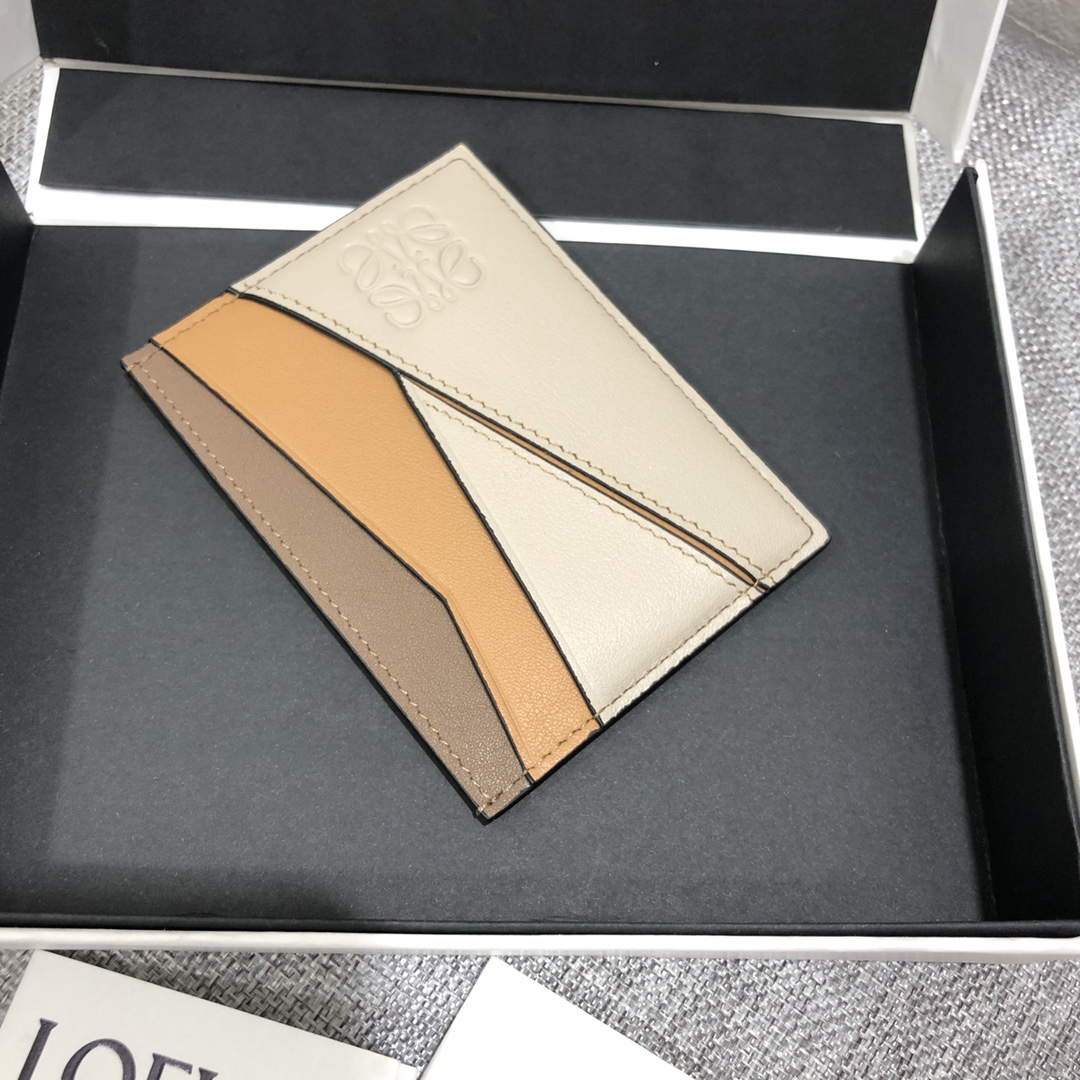 [TOP] LOEWE Card Holder 10.5*7.5cm - Beige