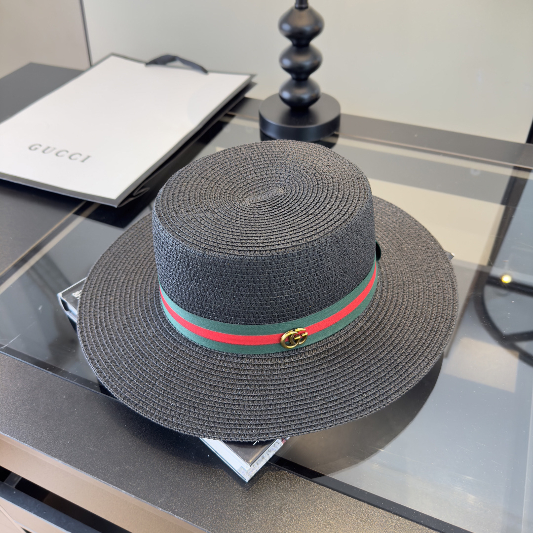 [TOP] GUCCI Hat - Black - 711 Luxury