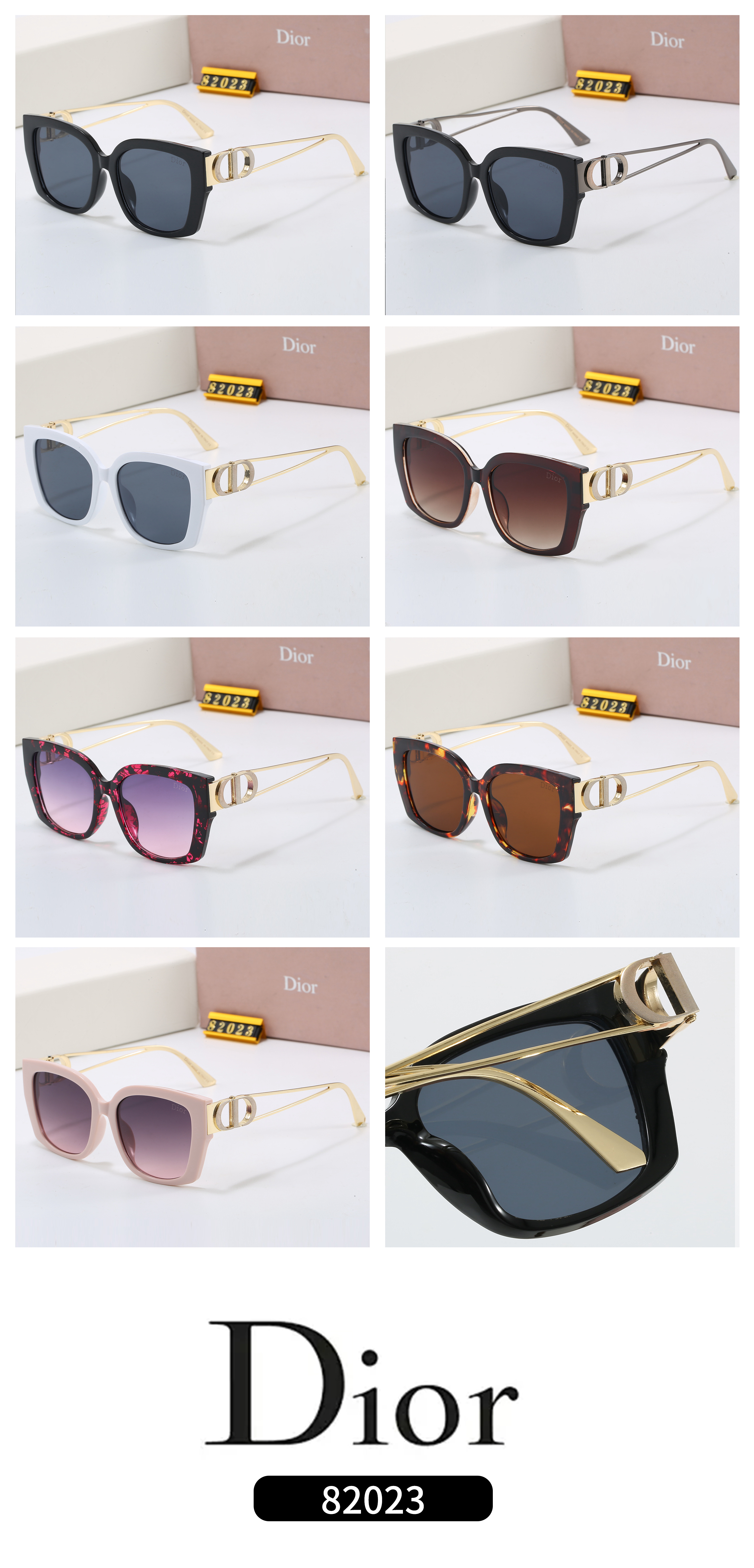[TOP] Christian Dior Sunglasses - 7 Colors - 711 Luxury