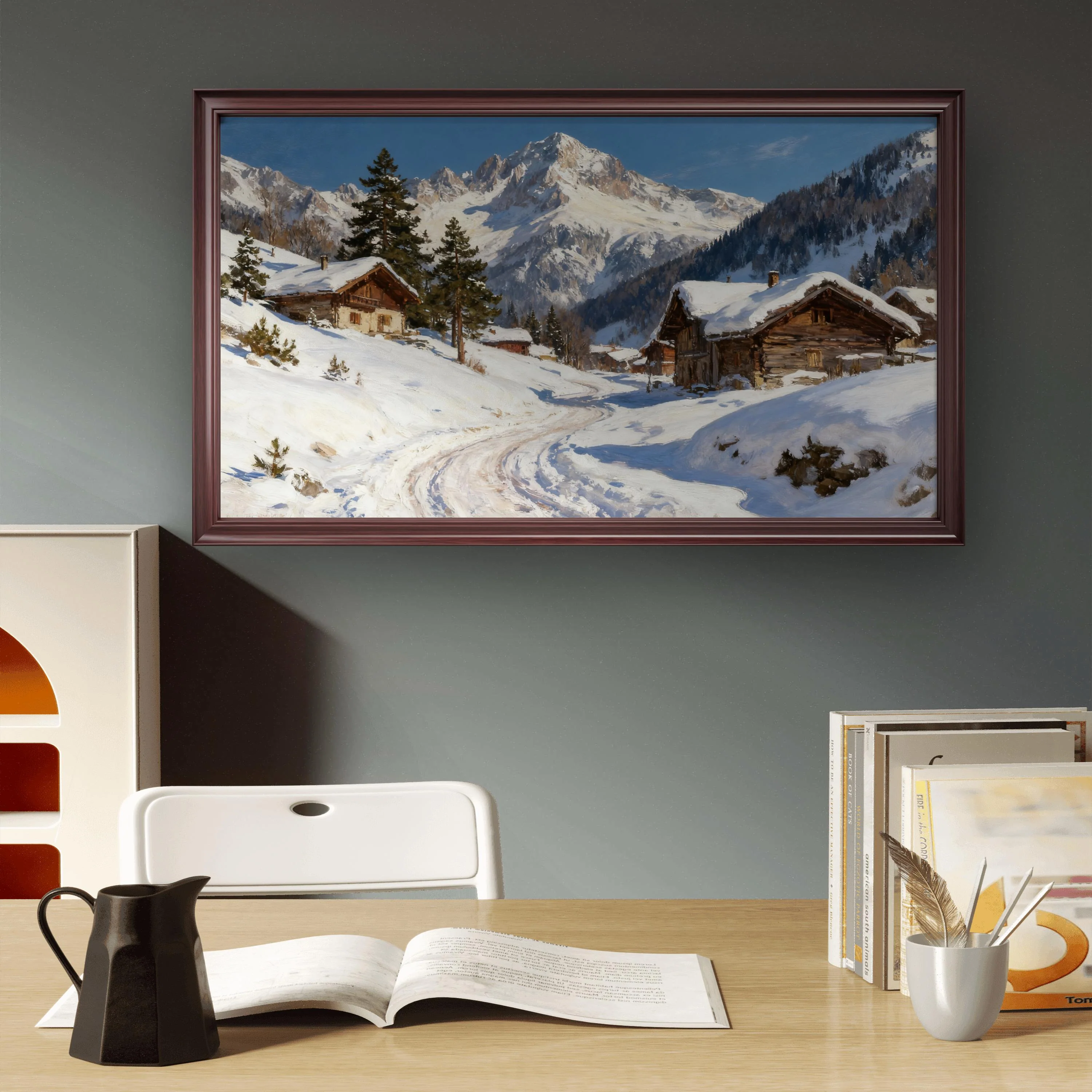 Snow-Covered Landscape