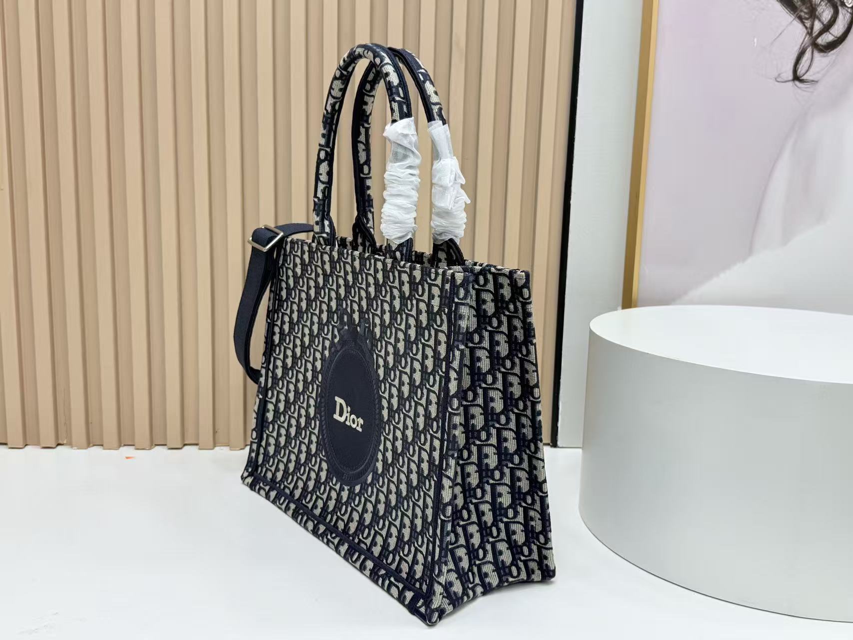 [TOP] Christian Dior Book Tote Bag 36 x 27 x 16 cm - Blue - 711 Luxury