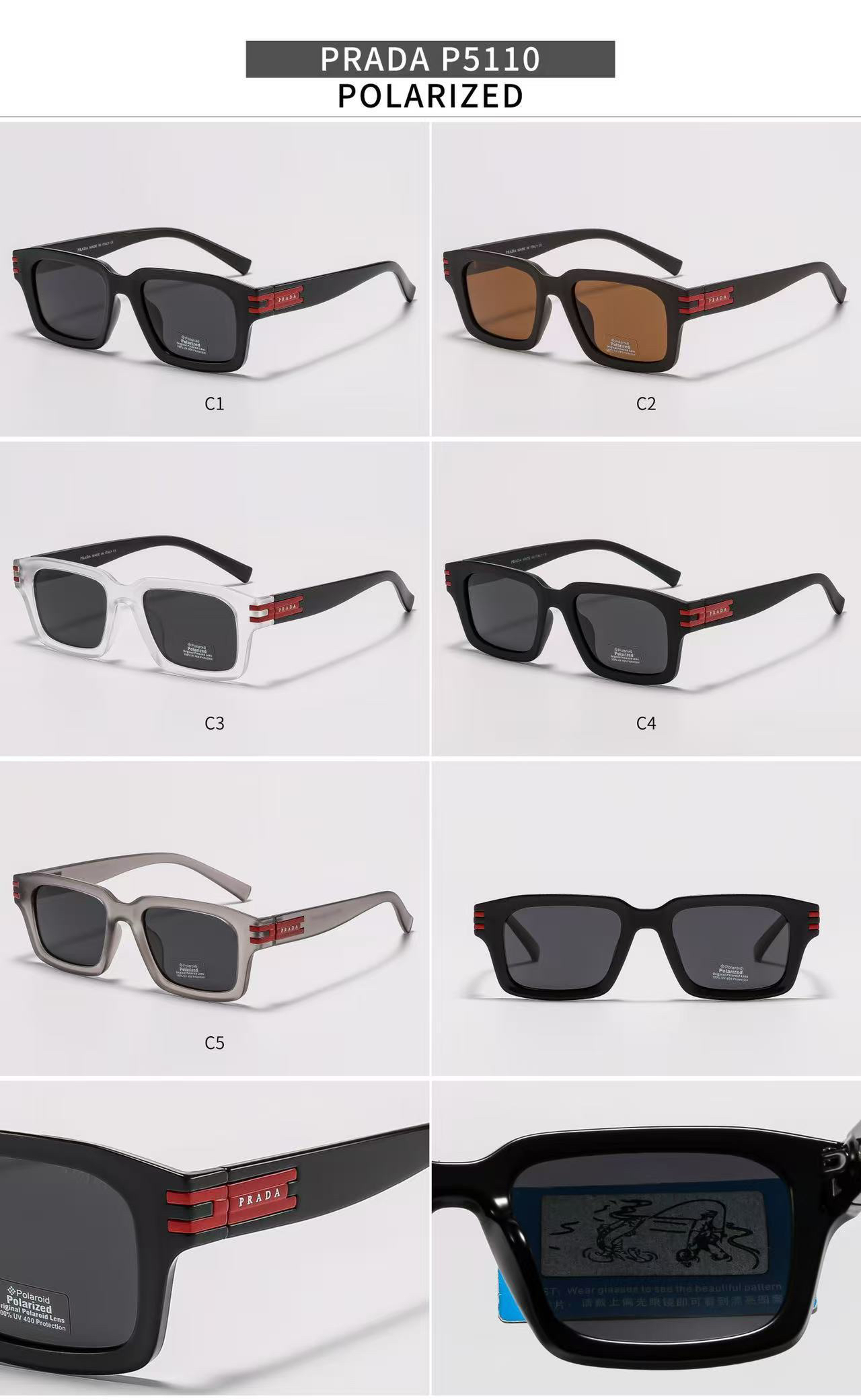 [TOP] PRADA Sunglasses - 5 Colors - 711 Luxury