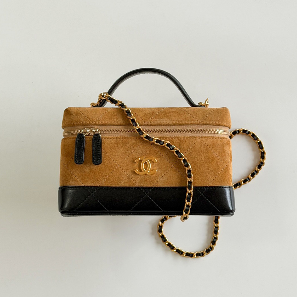 Chanel Bag Chanel Suede Calfskin Colorblock Bag | Nigo Office