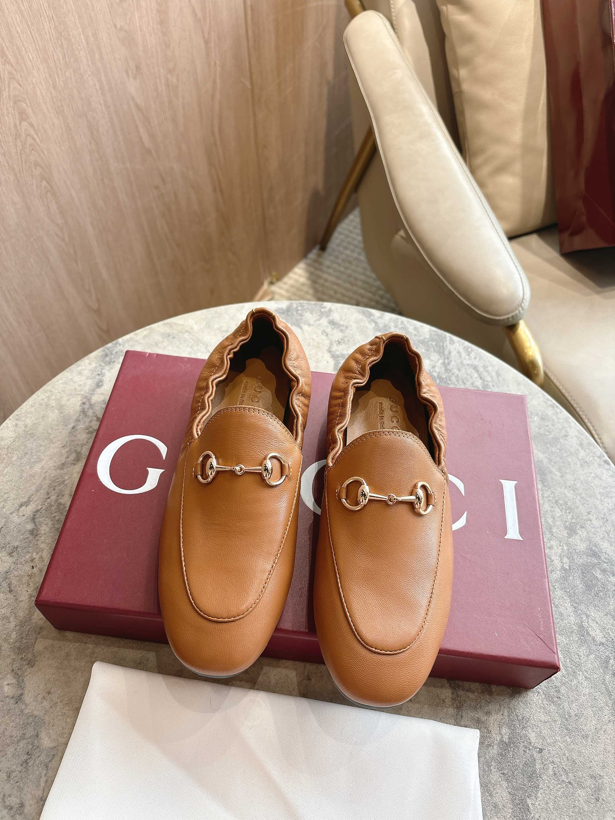[TOP] GUCCI Loafers - Brown - 711 Luxury