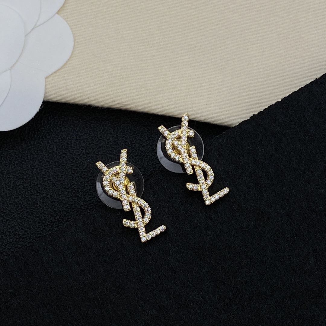 [TOP] Yves Saint Laurent YSL Earrings - 2 Colors