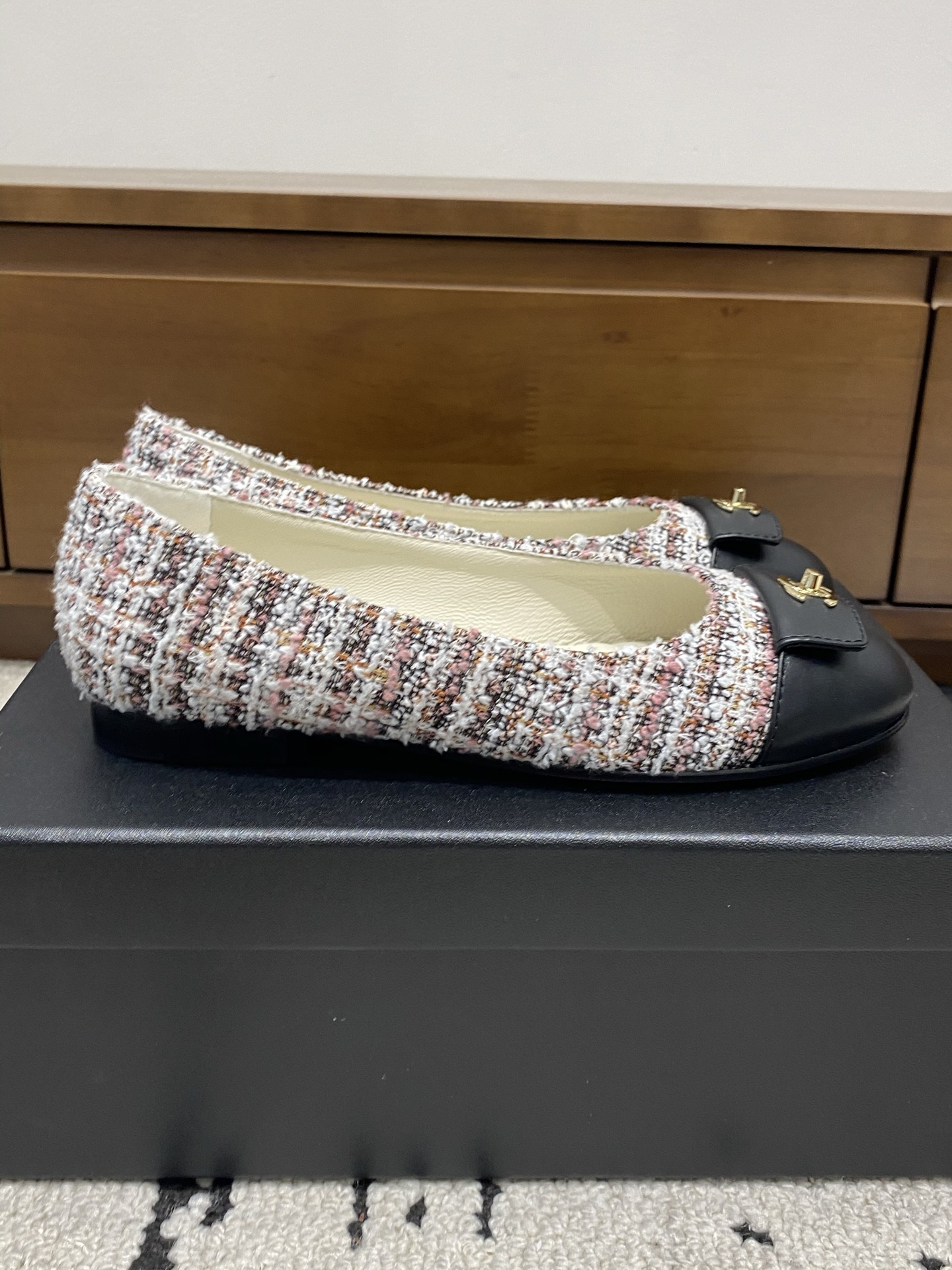 [TOP] CHANEL Mary Jane Ballet Flats - Black - 711 Luxury