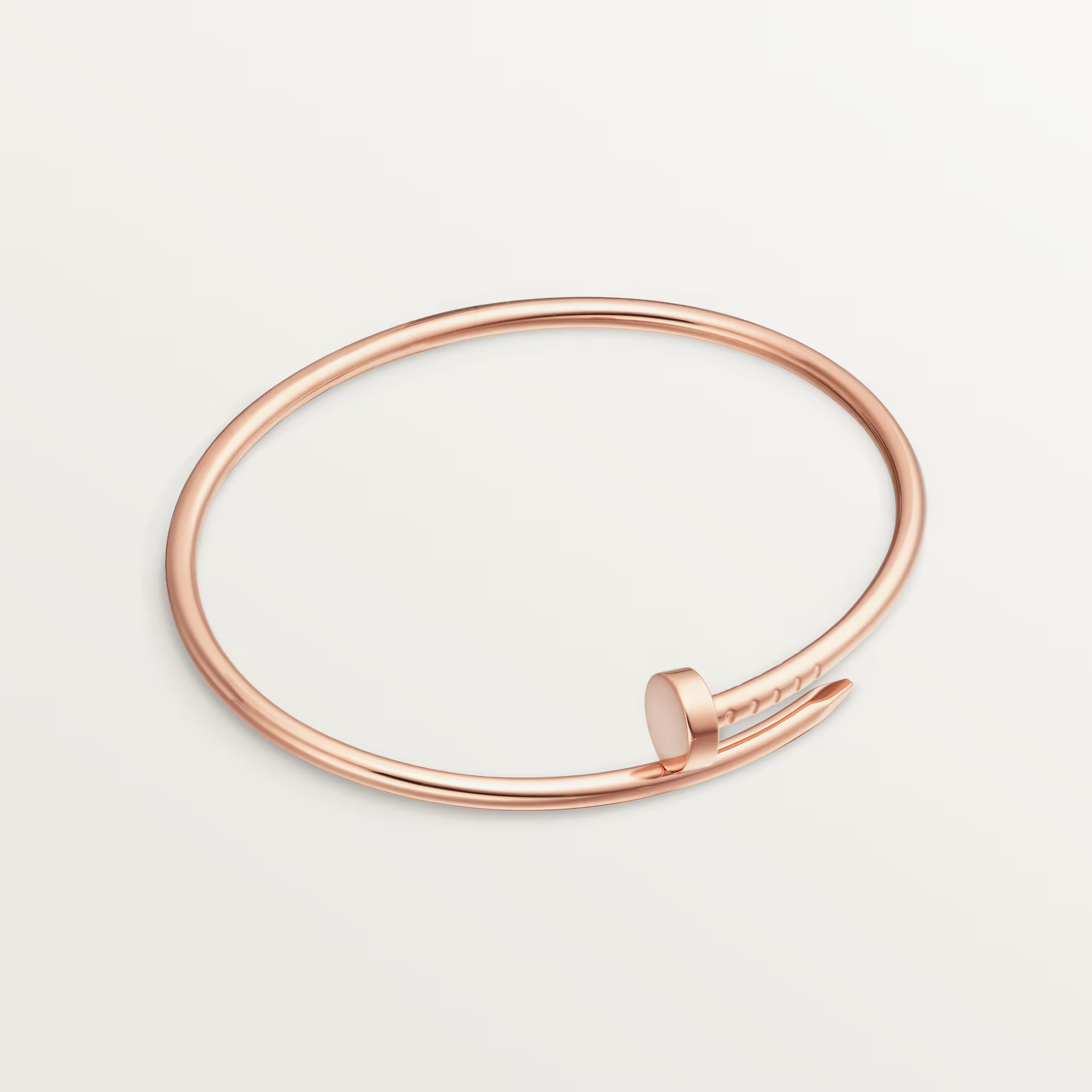 Carty Nails Solo Trace Bracelet, Rose Gold ,Small Model