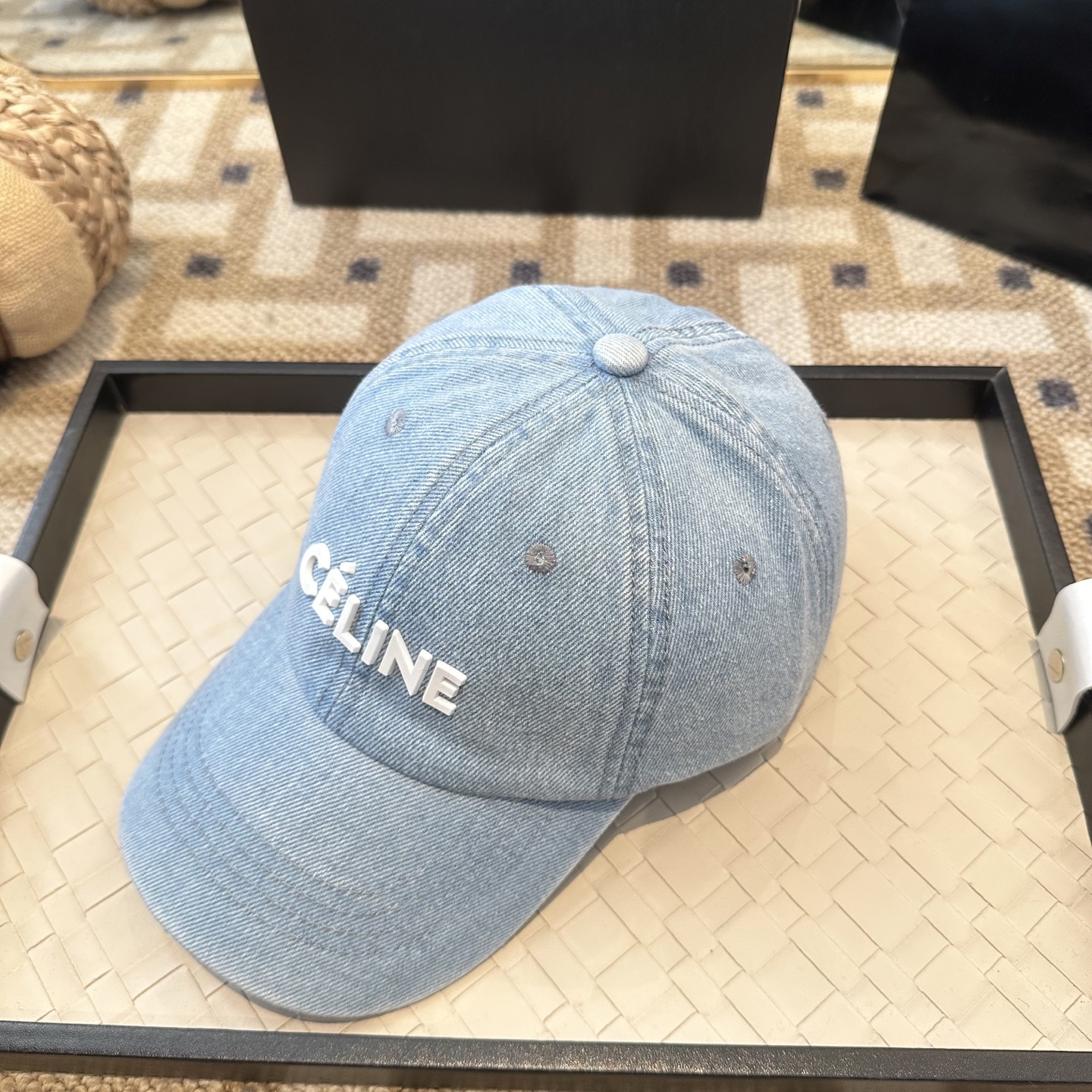 [TOP] CELINE  Baseball Cap - Blue - 711 Luxury