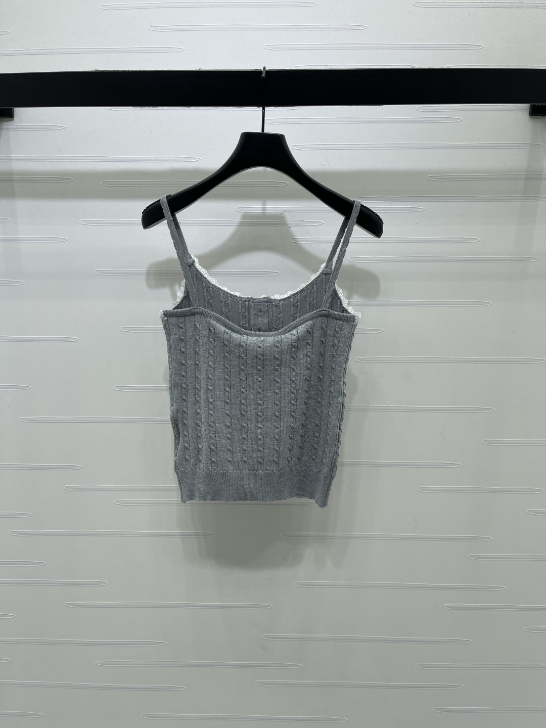 [TOP] Miu Miu Knit Vest - Gray - 711 Luxury