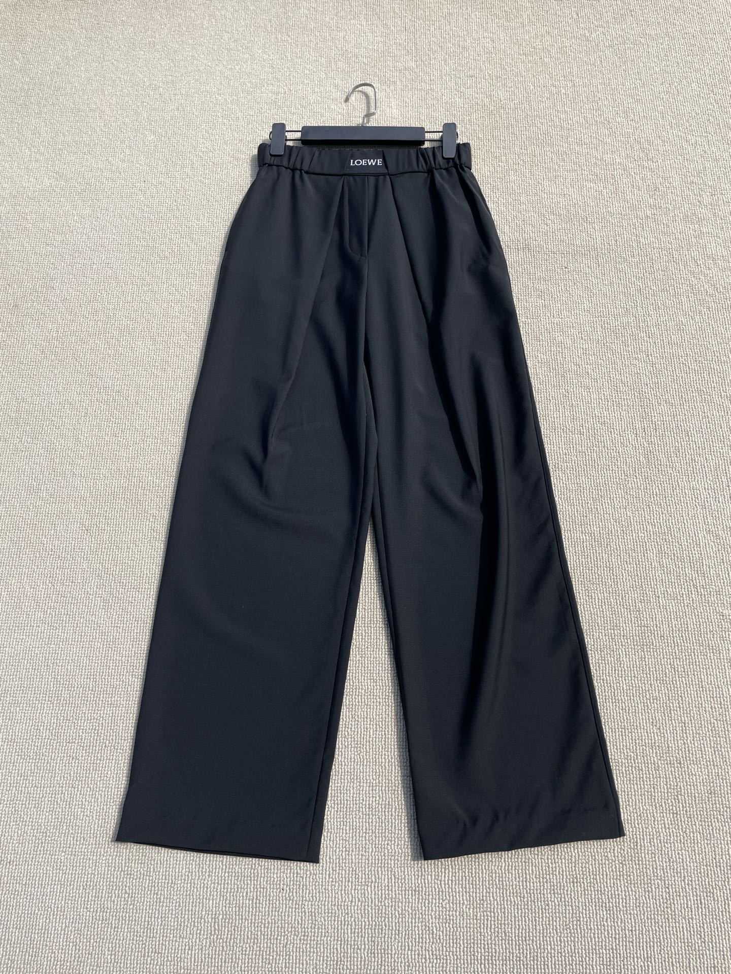 Loewe Clothing Loewe Webbing Imitation Wool Wide Leg Pants #396655 View 2 | Nigo Office
