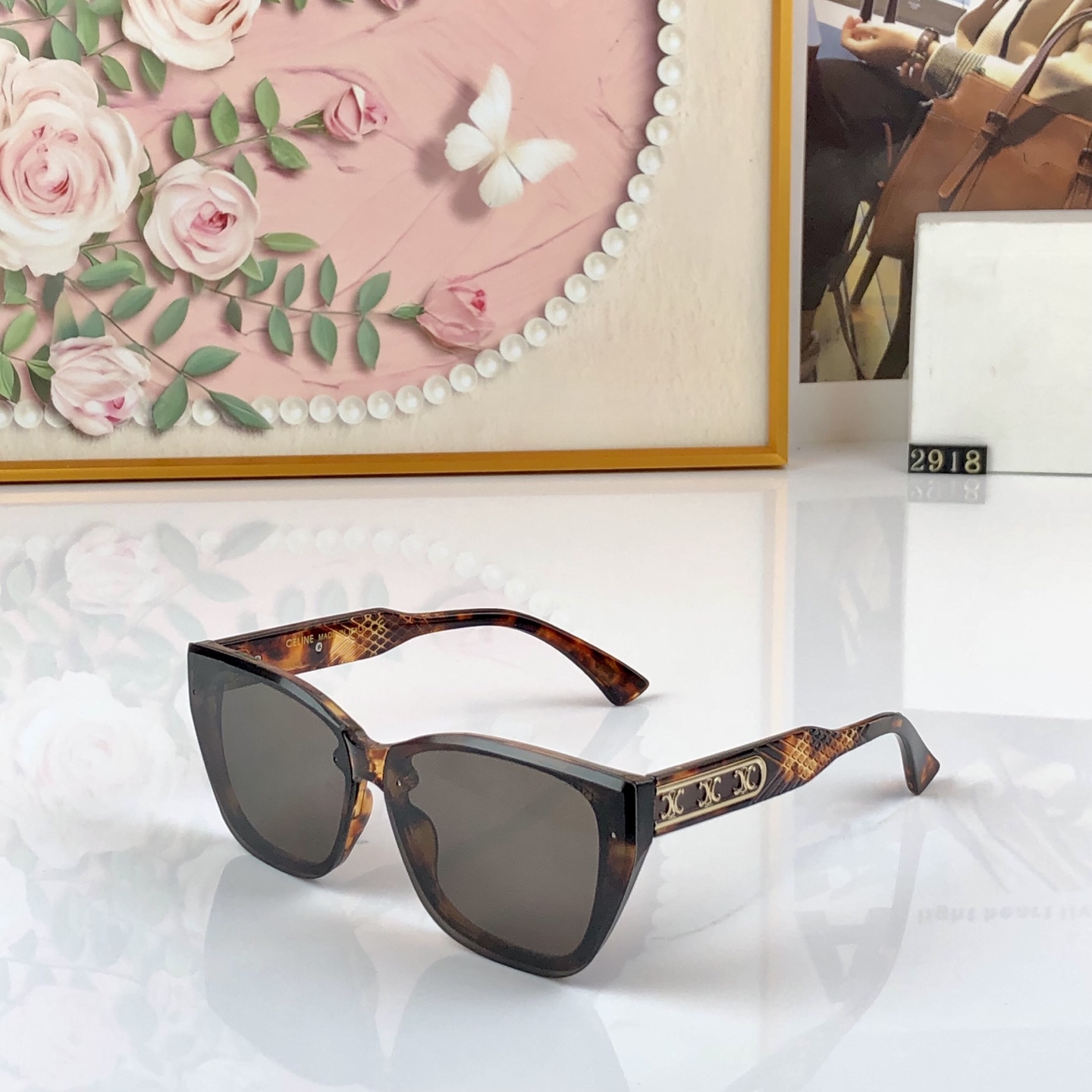 [TOP] CELINE Sunglasses - Brown - 711 Luxury
