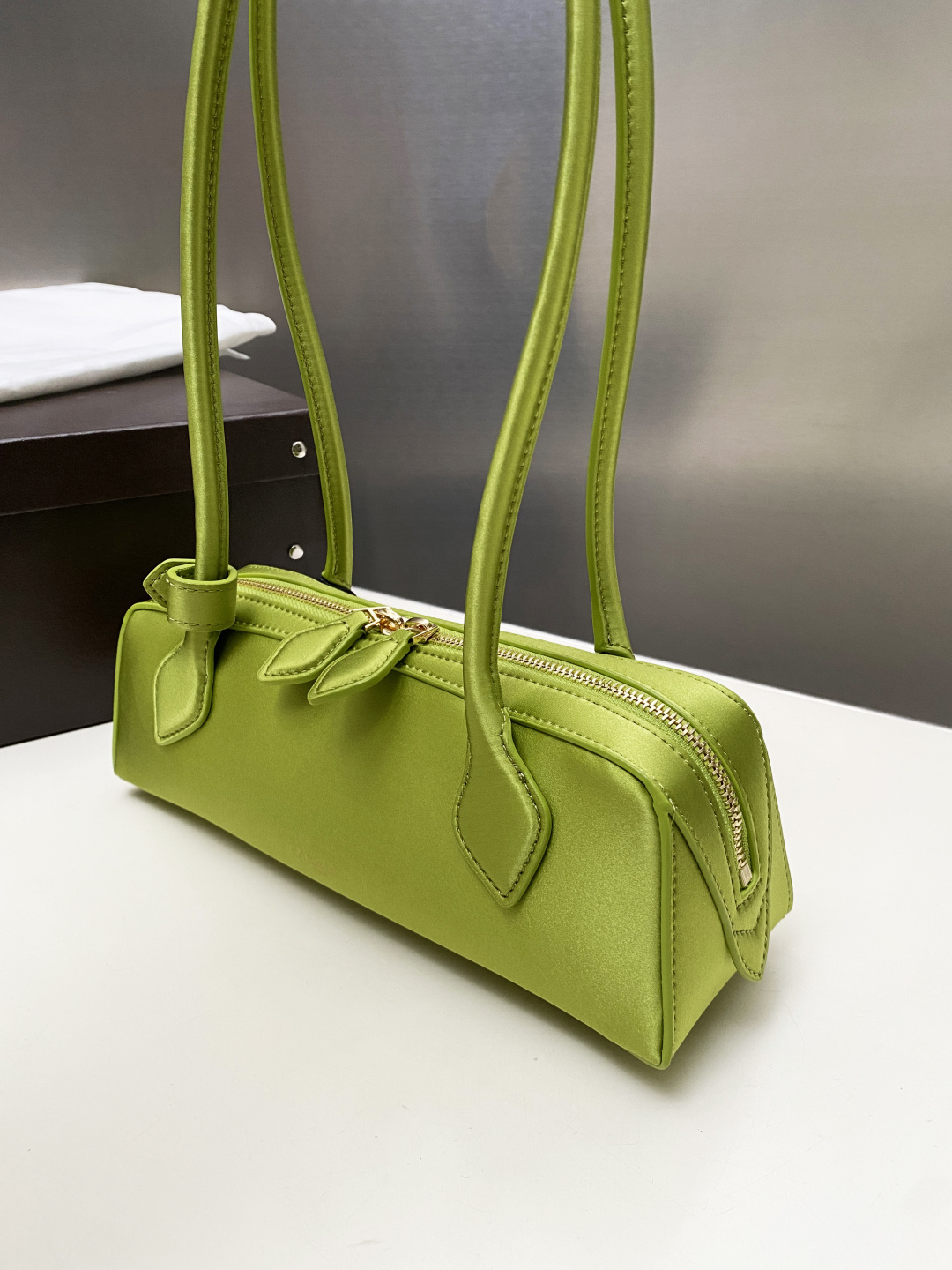 [TOP] ALAIA LE TECKEL Bag  27*9*8 cm - Green - 711 Luxury
