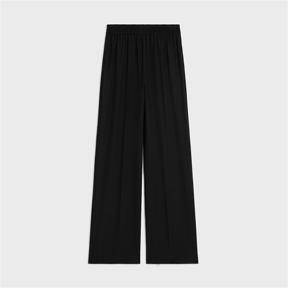 Celine black Clothing CELINE TROUSERS IN LIGHT WOOL CLOTH BLACK #389862 View 2 | Nigo Office