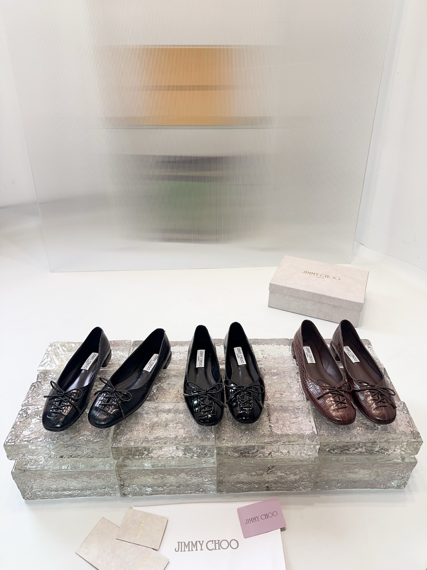 [TOP] Jimmy Choo Scarlett Flat Shoes - 3 Color