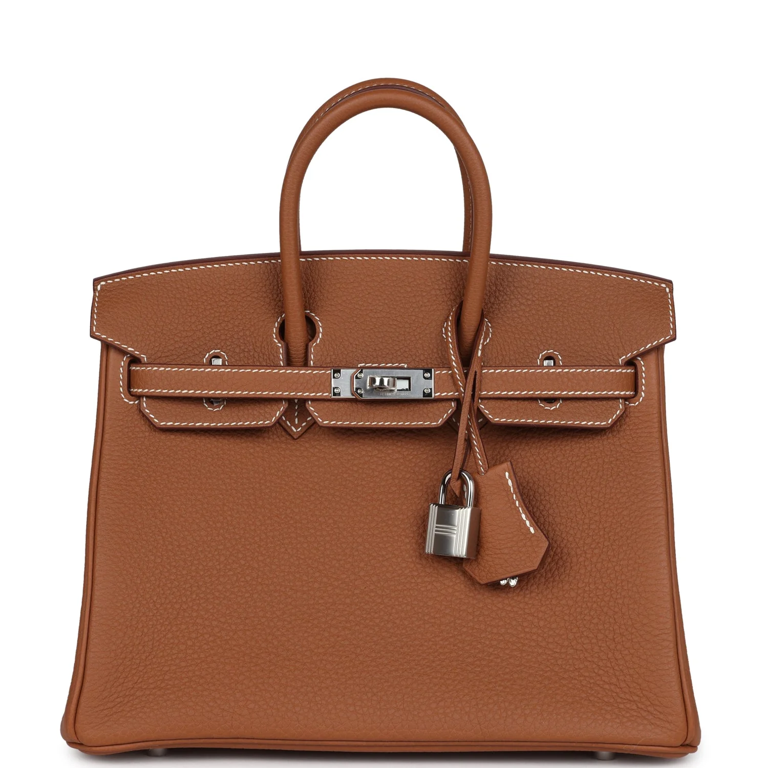 Hermes BirkinGold Togo Palladium Hardware