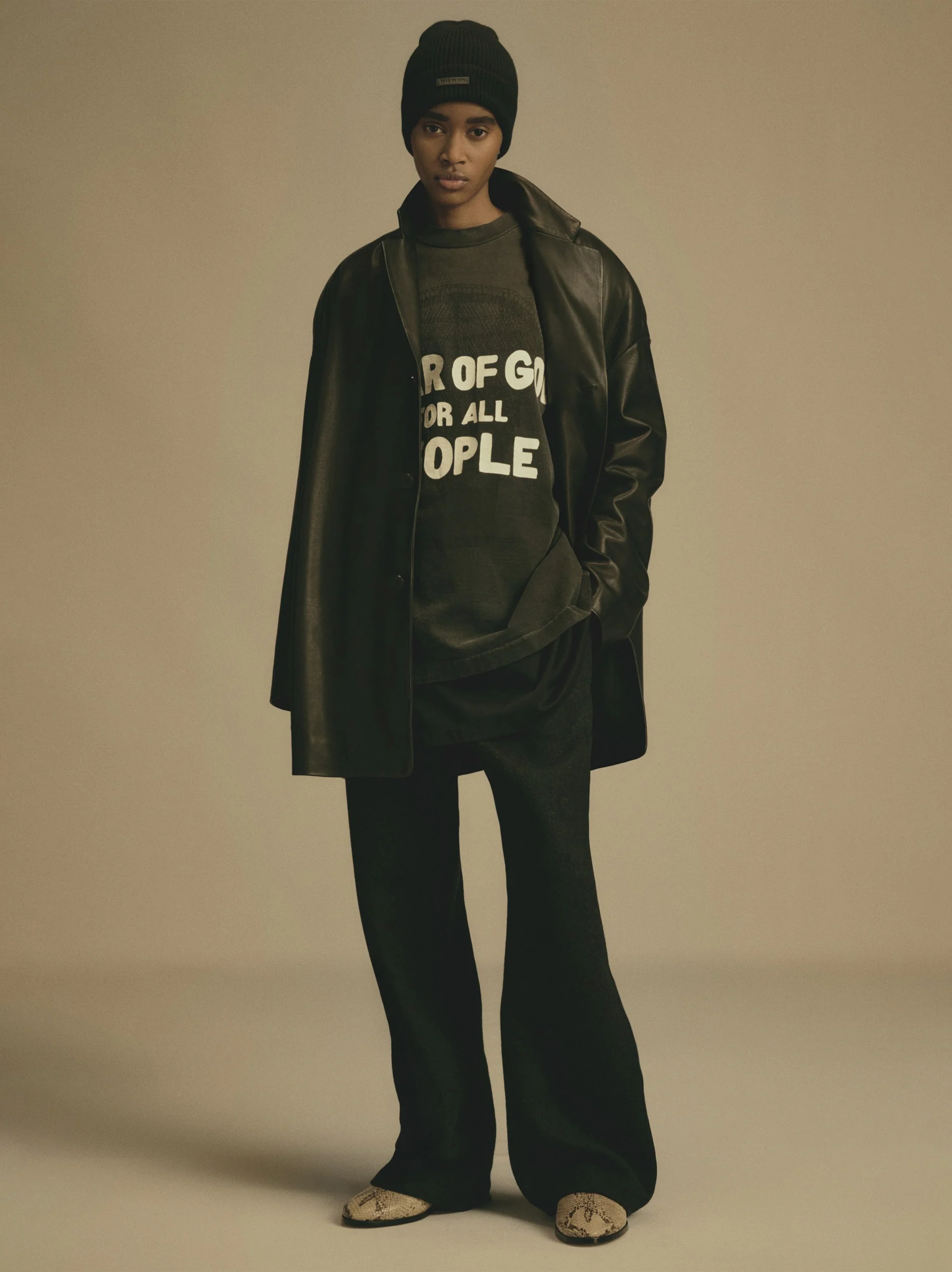 Fear of God Leather Relaxed Blazer