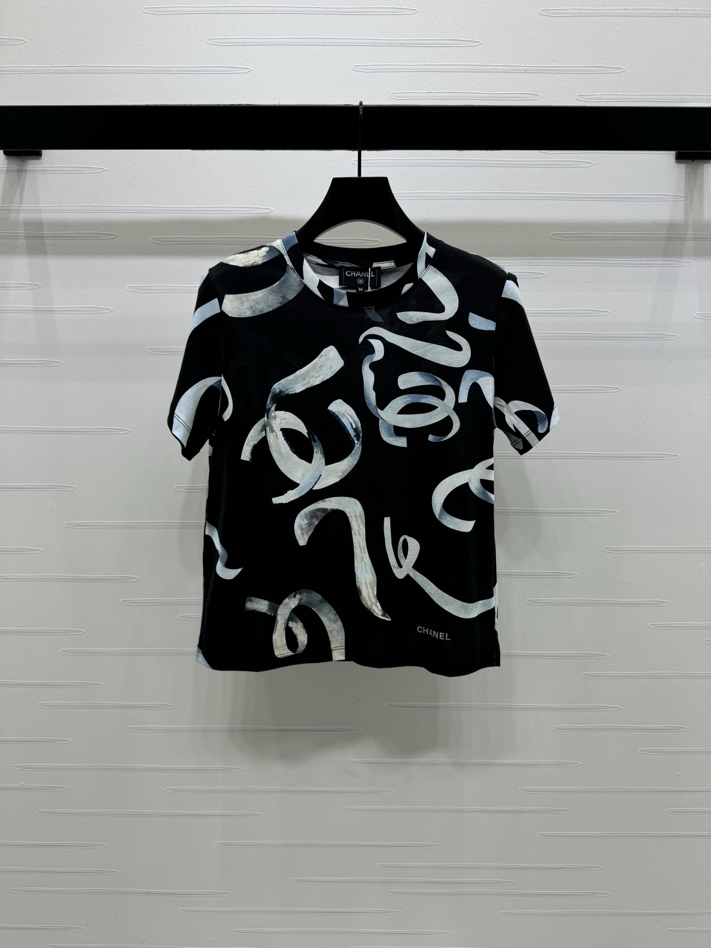 [TOP] CHANEL  T-shirt -Black