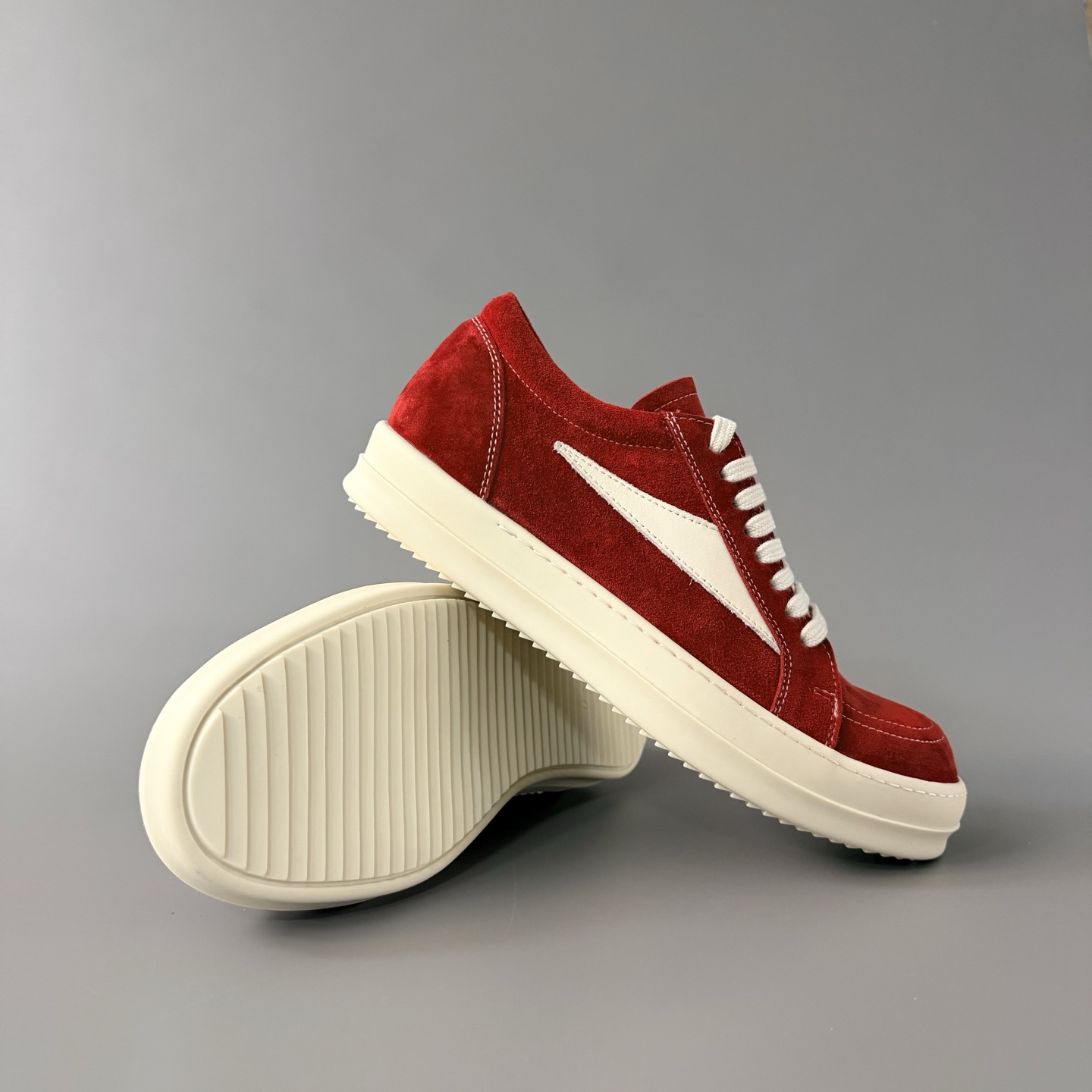 Rick Owens red Accessory RICK OWENS/RO Edfu Vintage Cowhide Suede Red #384300 View 2 | Nigo Office