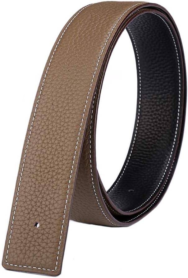 Vatee's Reversible Genuine Leather Belts For Men/Women Replacement Belt Strap Without Buckle 1.25/1.34/1.5 Wide
