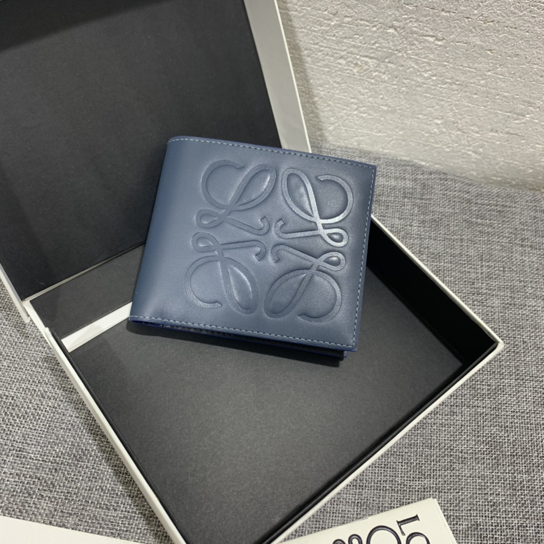 [TOP] LOEWE Wallet 11*10 cm - Blue - 711 Luxury