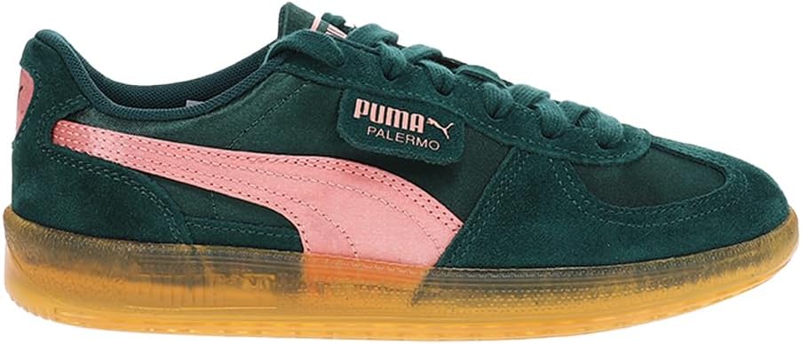 PUMA Womens Palermo Satin Lace Up Sneakers Shoes Casual - Pink