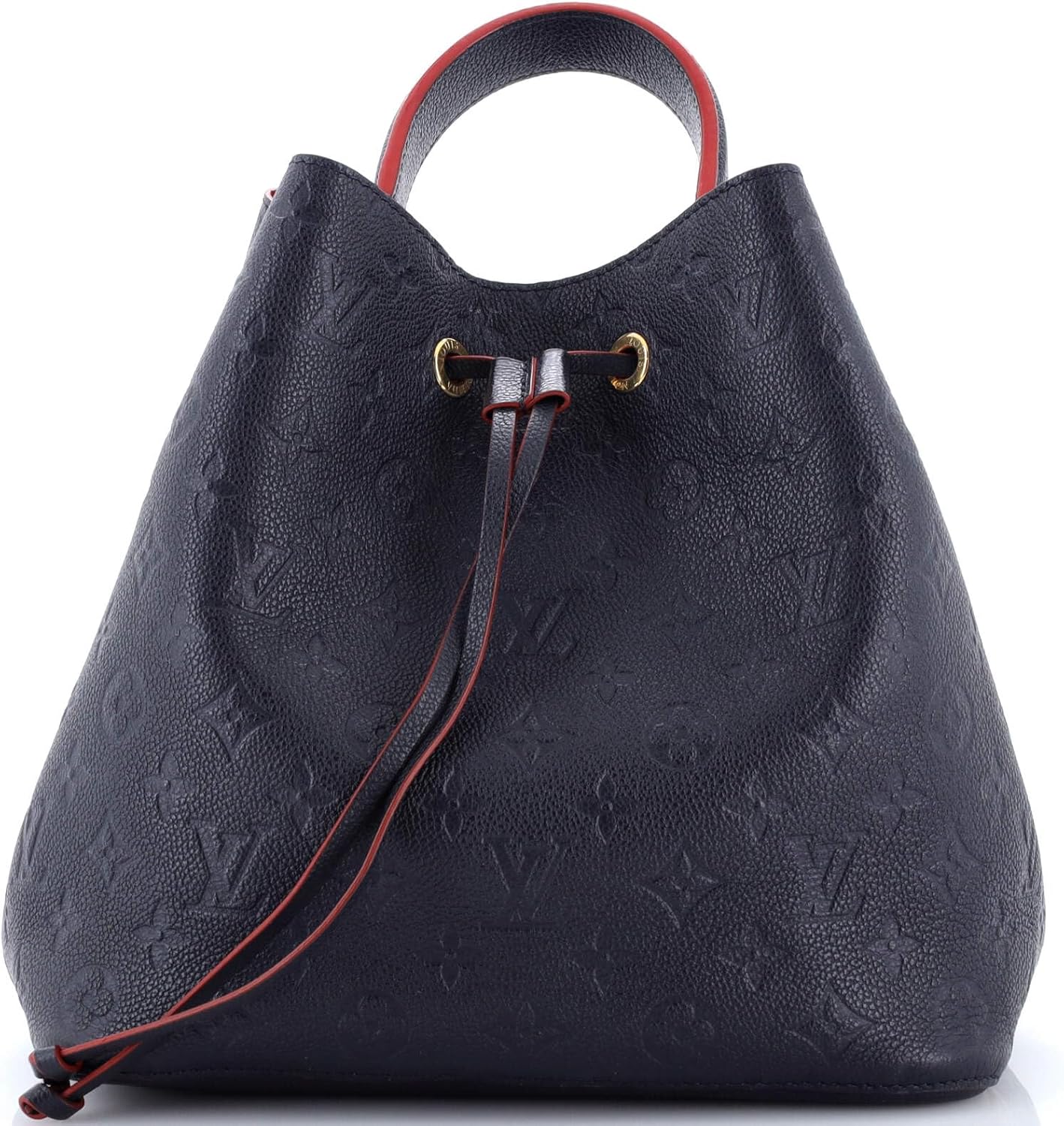 Louis Vuitton, Pre-Loved NeoNoe Handbag Monogram Empreinte Leather MM, Blue