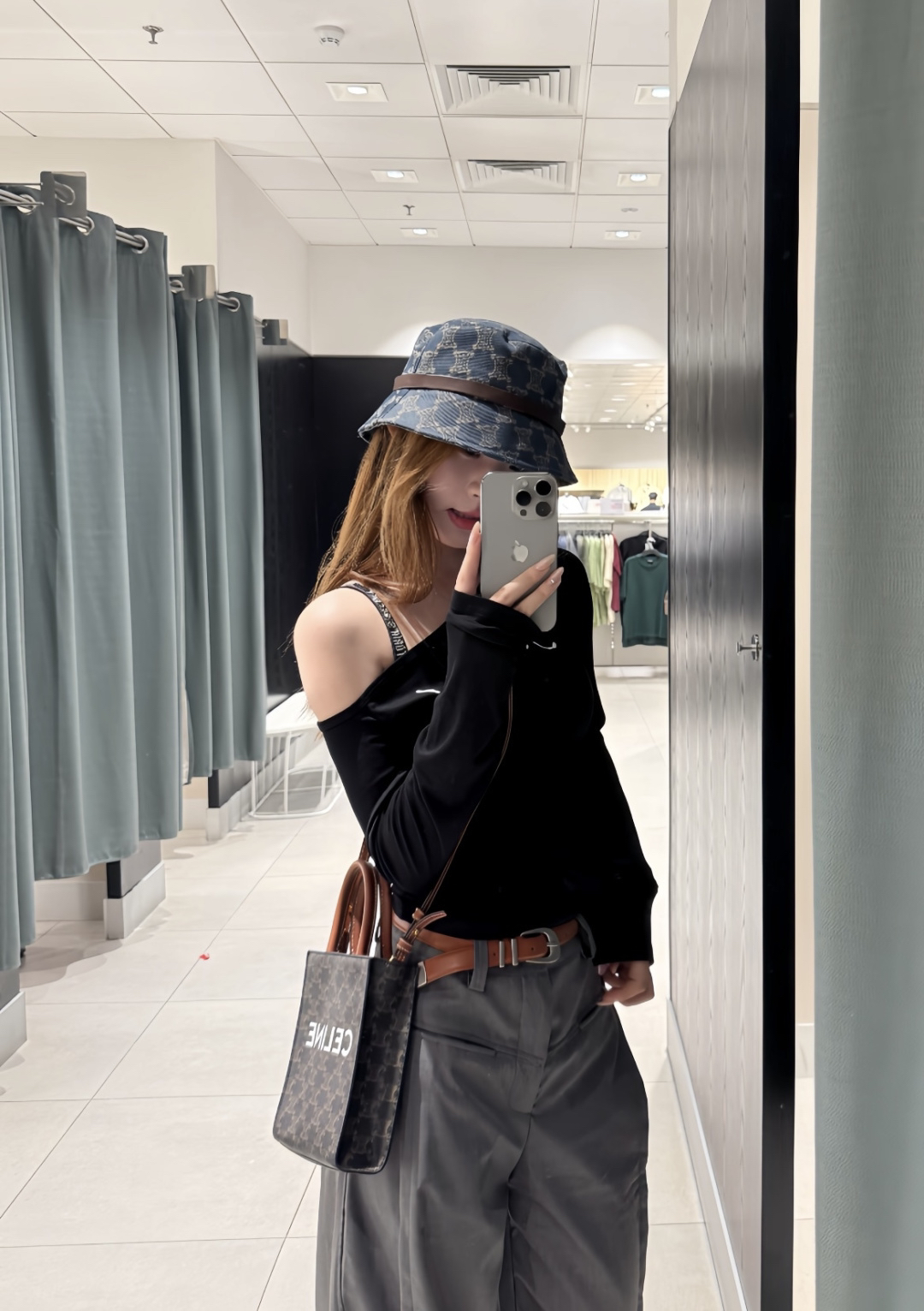 [TOP] CELINE Sunshade Fishing Cap - Blue - 711 Luxury